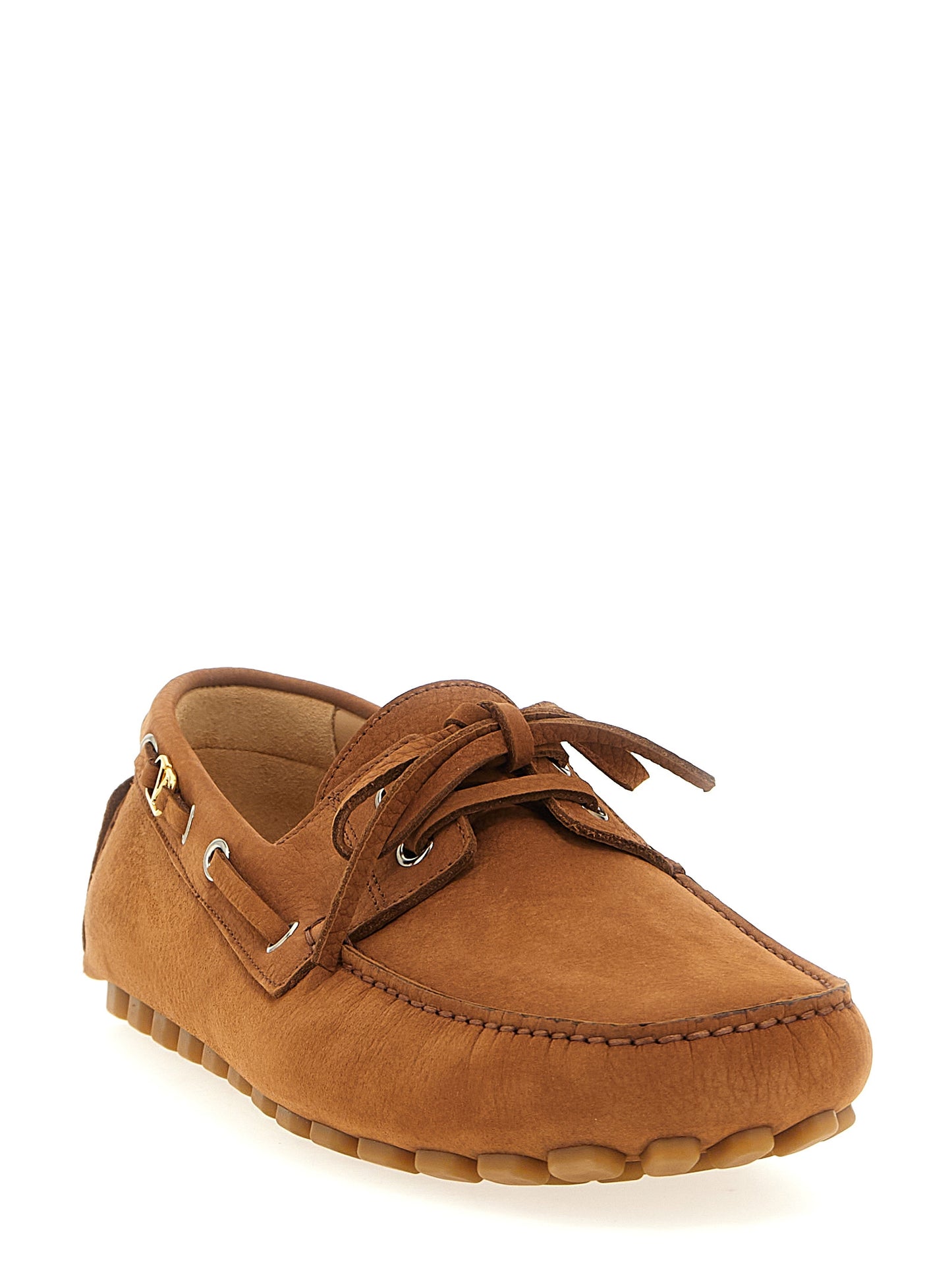 Valentino Garavani Brown Calfskin Slip-On Loafers Curated Luxury Accessories by Orvyn