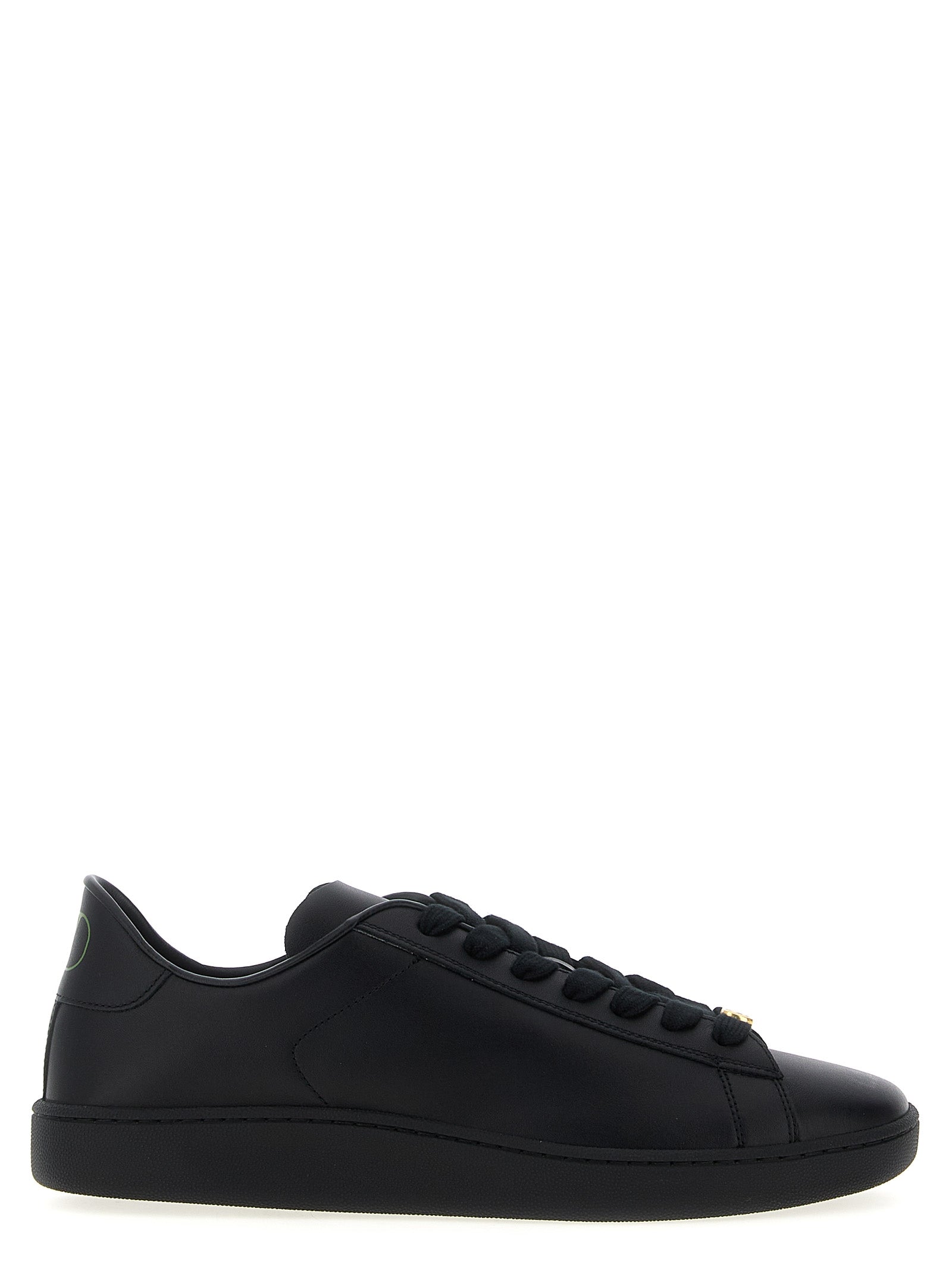 Valentino Garavani Black Calfskin Low Top Sneakers Curated Luxury Accessories by Orvyn