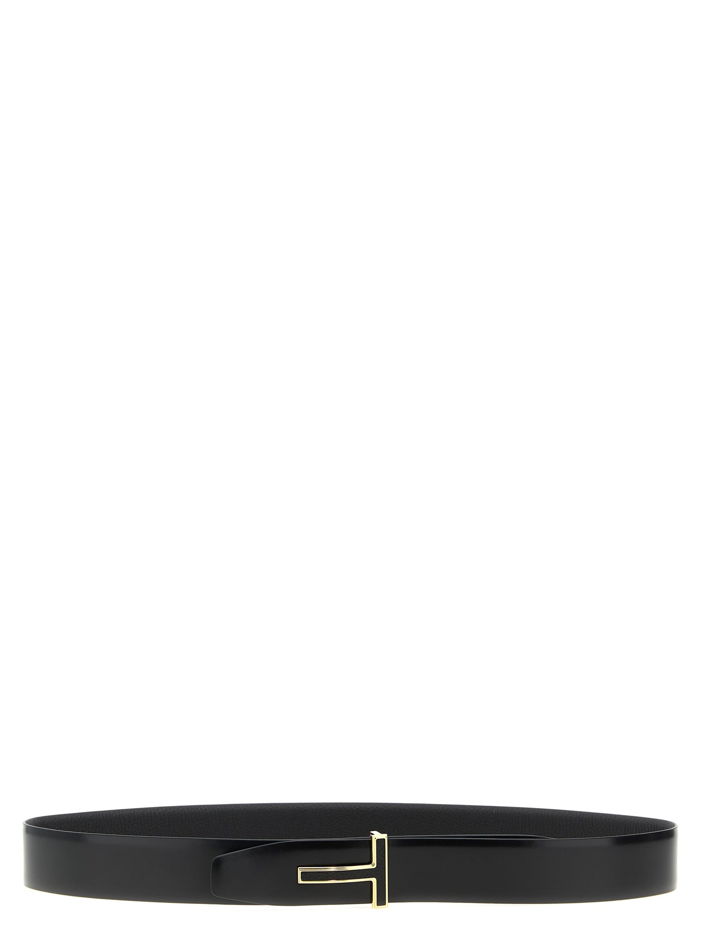 Tom Ford Black Calfskin Regular Belt Curated Luxury Accessories by Orvyn