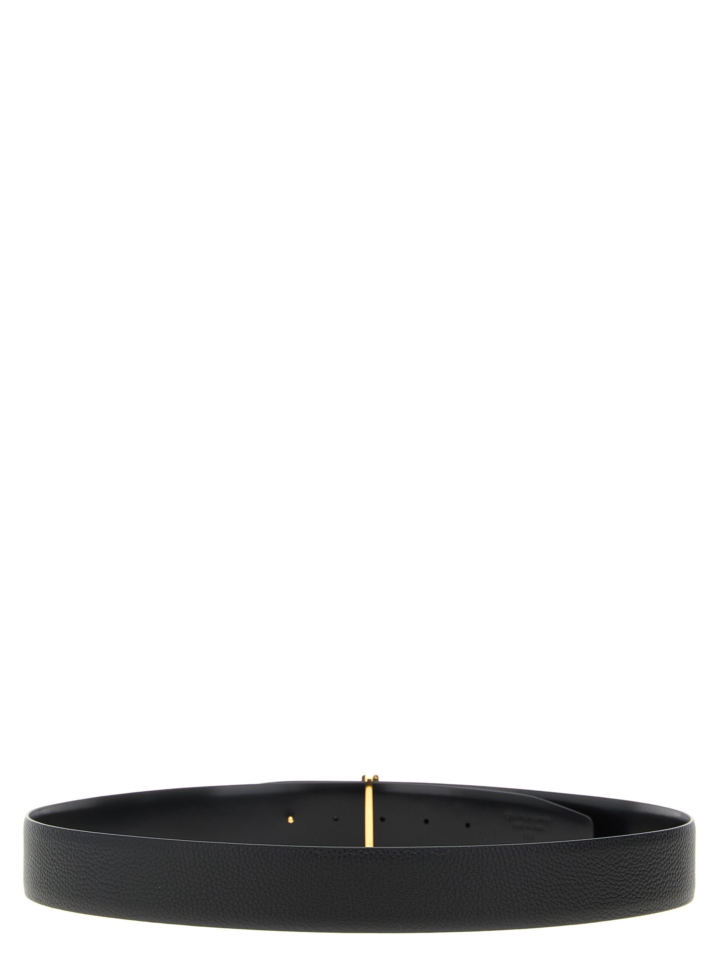 Tom Ford Black Calfskin Regular Belt Curated Luxury Accessories by Orvyn