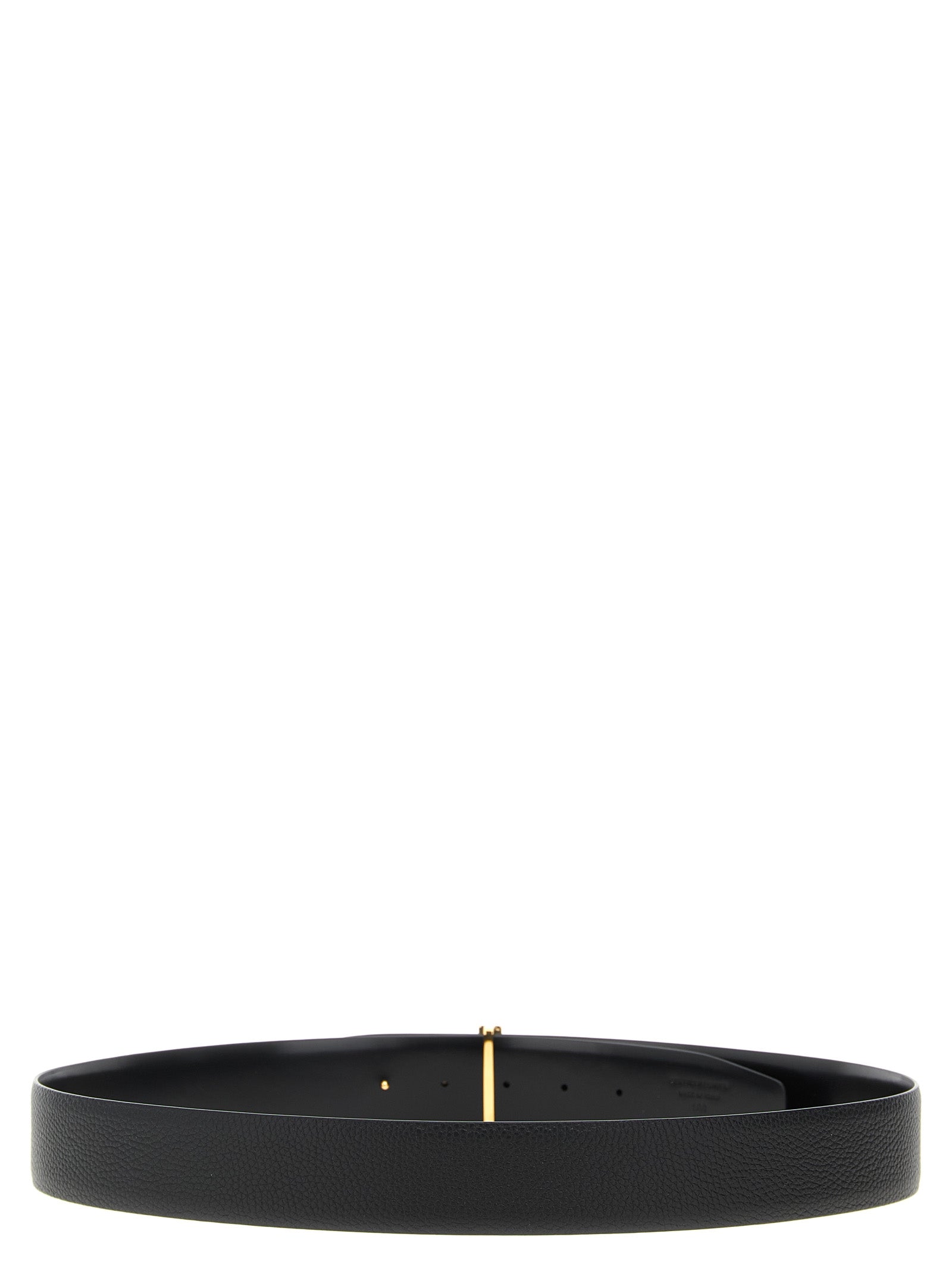 Tom Ford Black Calfskin Regular Belt Curated Luxury Accessories by Orvyn