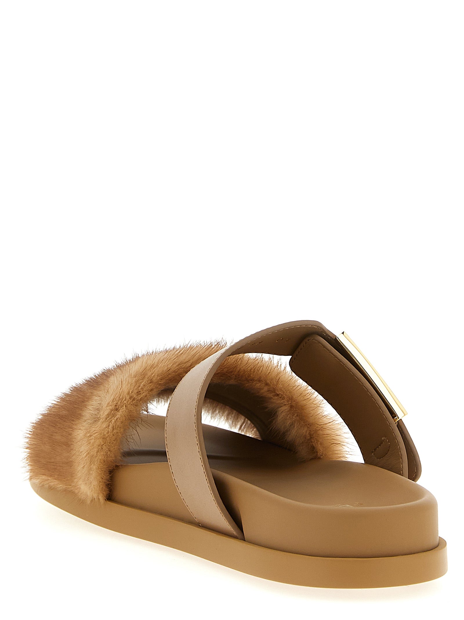 Fendi Brown 'S Opulent' Slides braun