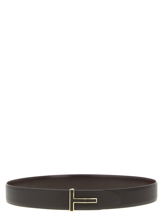 Tom Ford Brown Calfskin Belt Curated Luxury Accessories by Orvyn