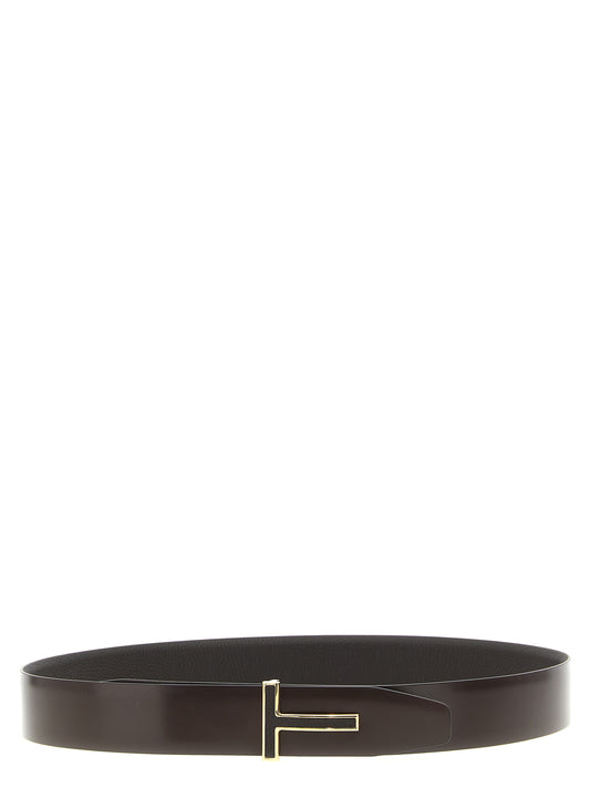 Tom Ford Brown Calfskin Belt Curated Luxury Accessories by Orvyn