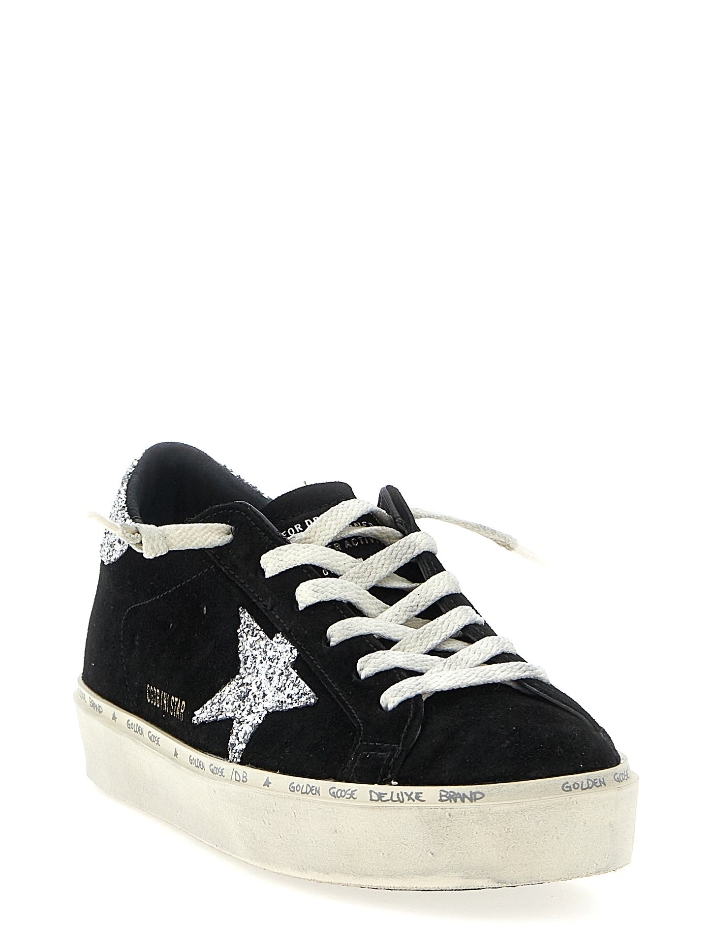 Golden Goose Black Leather Low Top Sneakers Curated Luxury Accessories by Orvyn