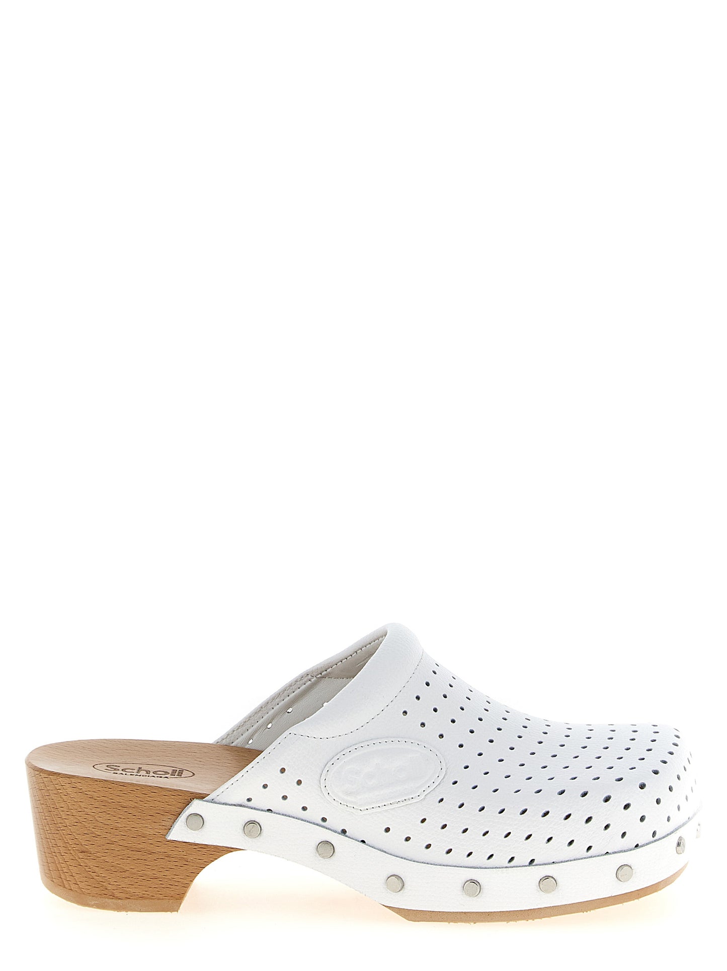Balenciaga White Calfskin Clogs Curated Luxury Accessories by Orvyn