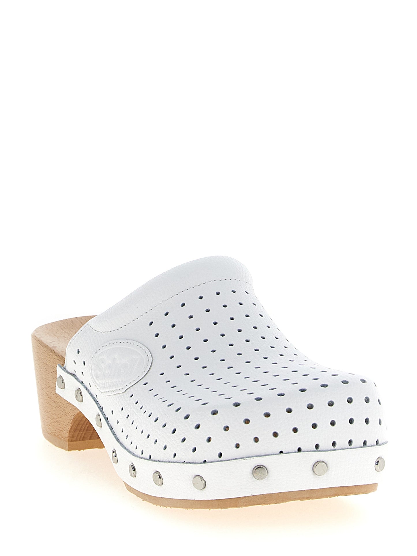 Balenciaga White Calfskin Clogs Curated Luxury Accessories by Orvyn
