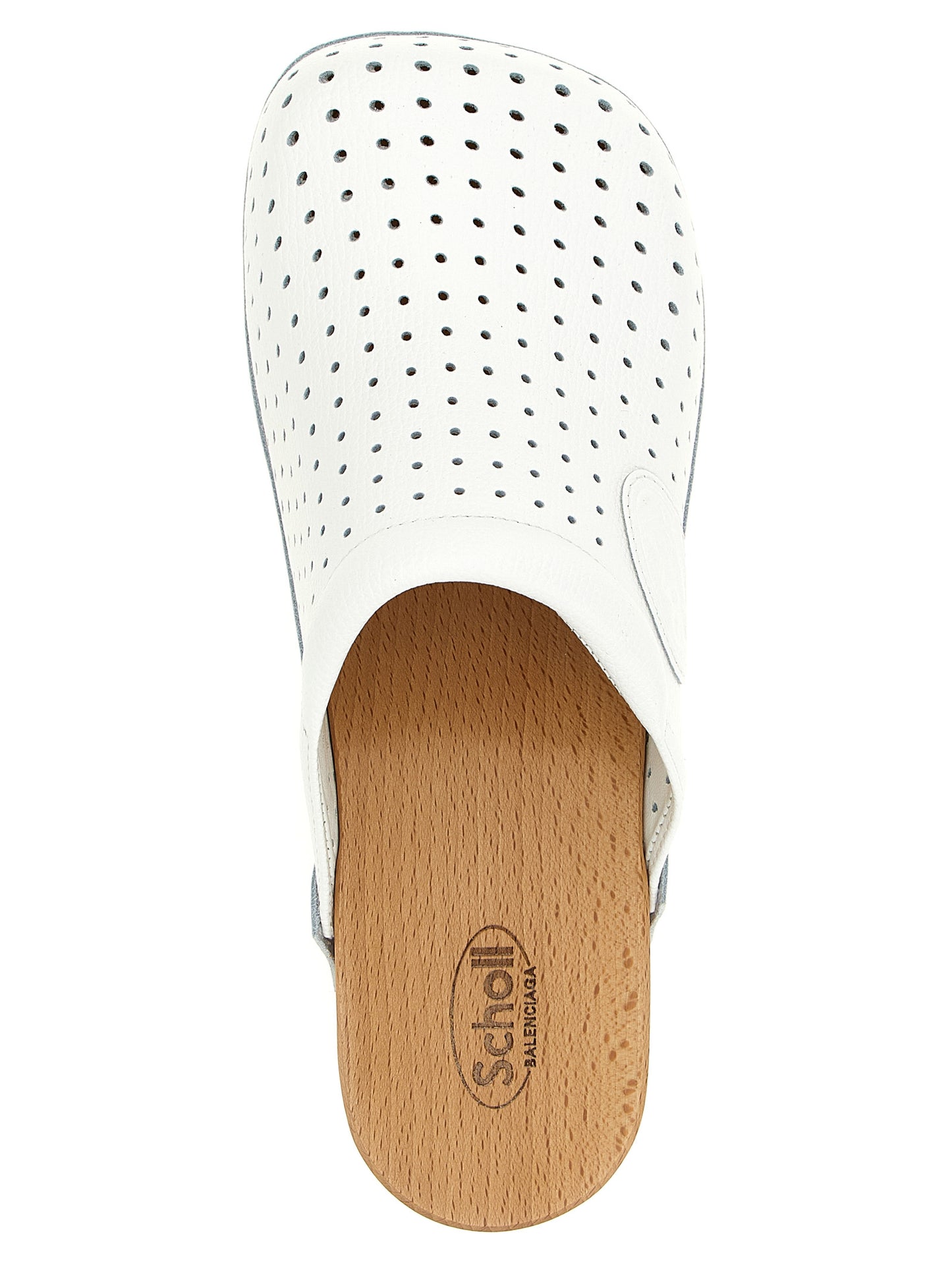 Balenciaga White Calfskin Clogs Curated Luxury Accessories by Orvyn