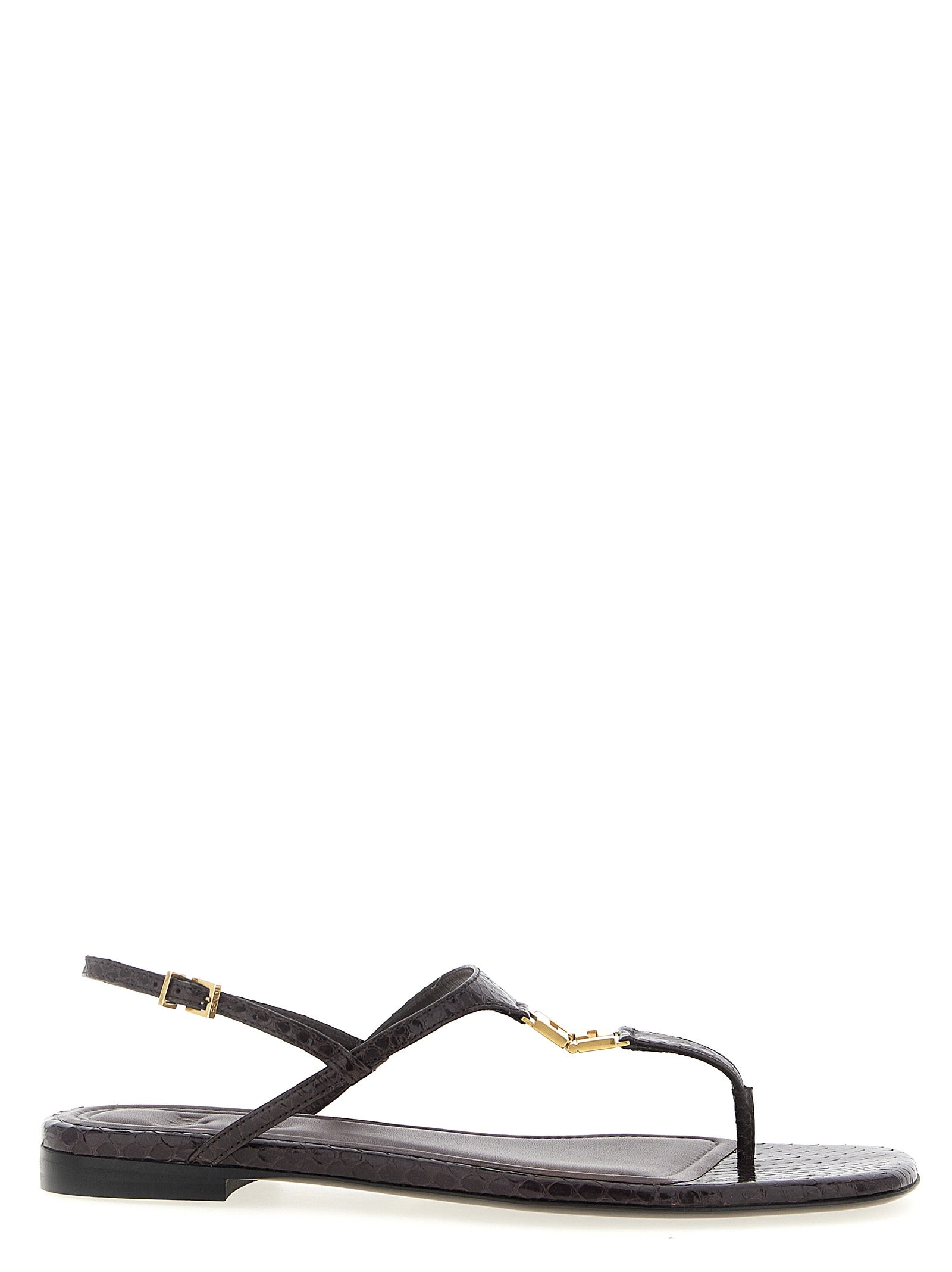 Fendi Purple Elastane Flat Sandals Curated Luxury Accessories by Orvyn