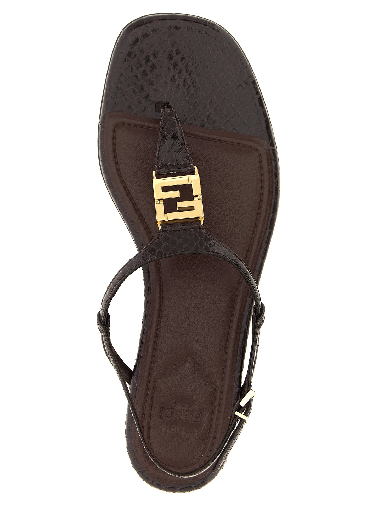 Fendi Purple Elastane Flat Sandals Curated Luxury Accessories by Orvyn
