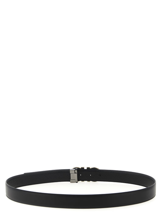 Ferragamo Black Calfskin Regular Belt Curated Luxury Accessories by Orvyn