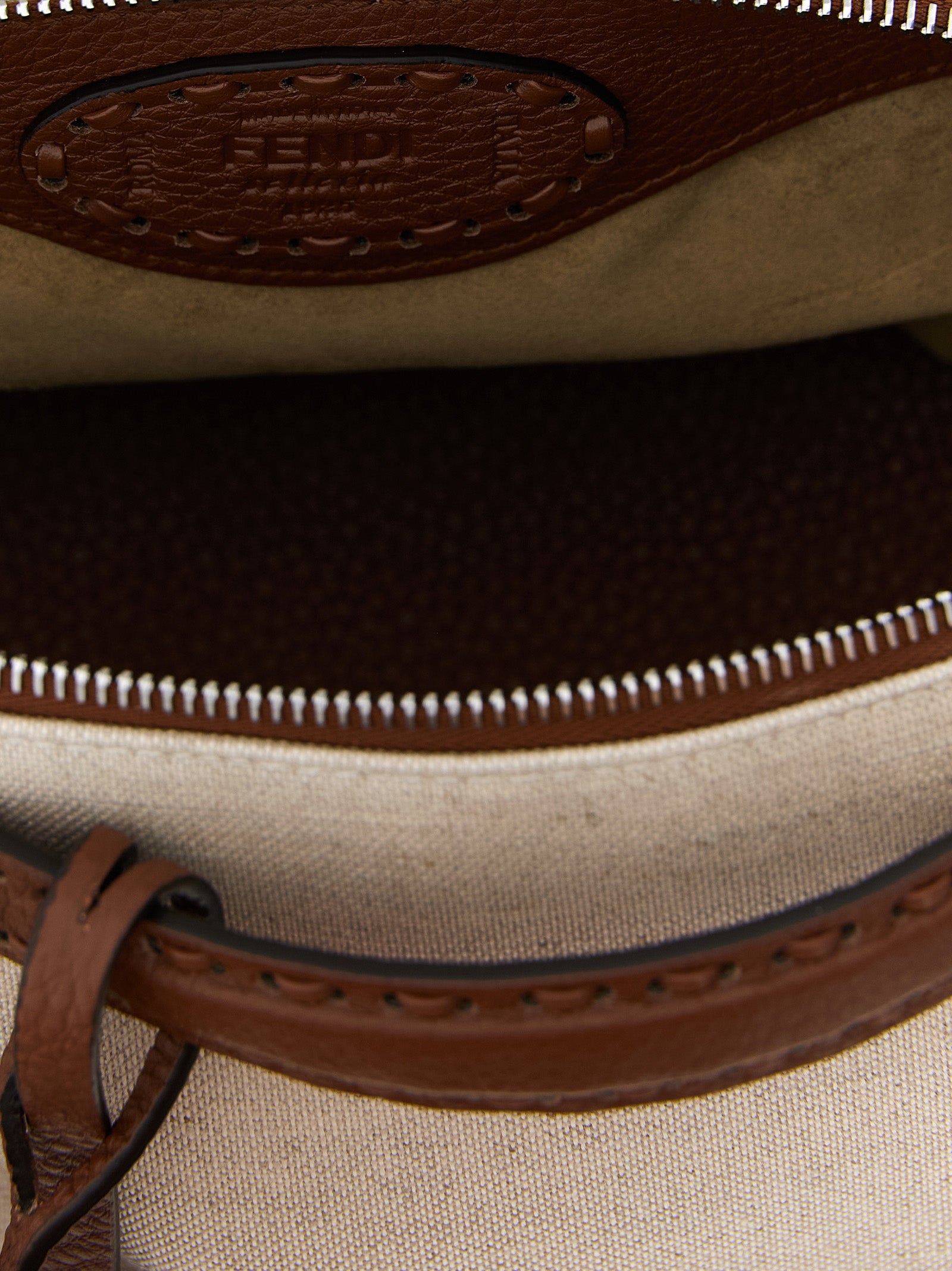 Fendi Beige Polyethylene Handbag Curated Luxury Accessories by Orvyn