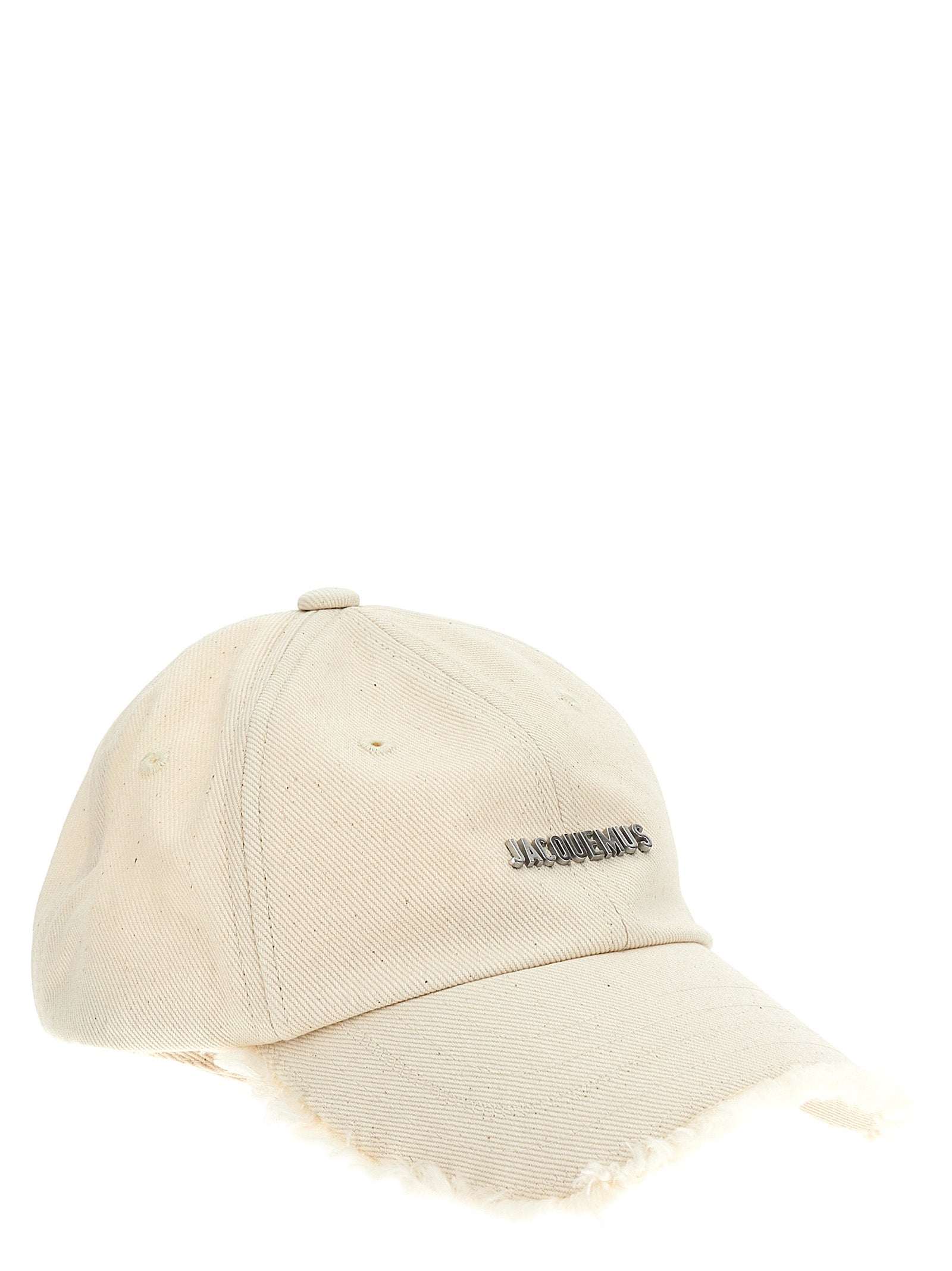 Jacquemus White Cotton Cap (Baseball Hat) Curated Luxury Accessories by Orvyn