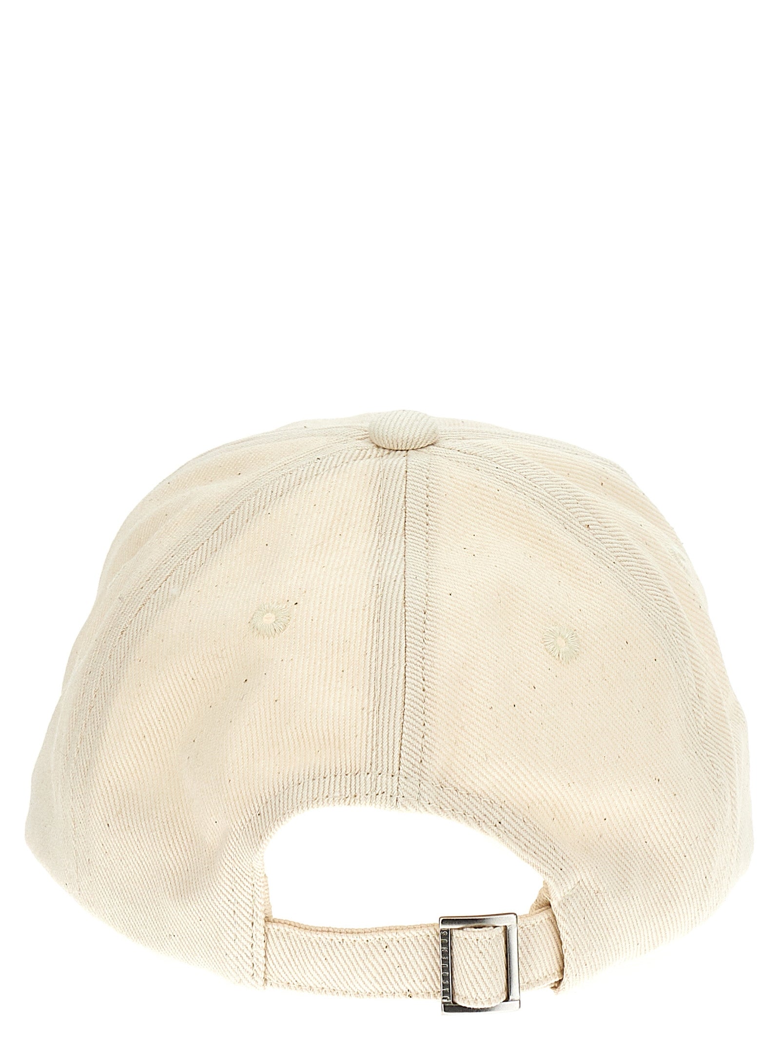 Jacquemus White Cotton Cap (Baseball Hat) Curated Luxury Accessories by Orvyn