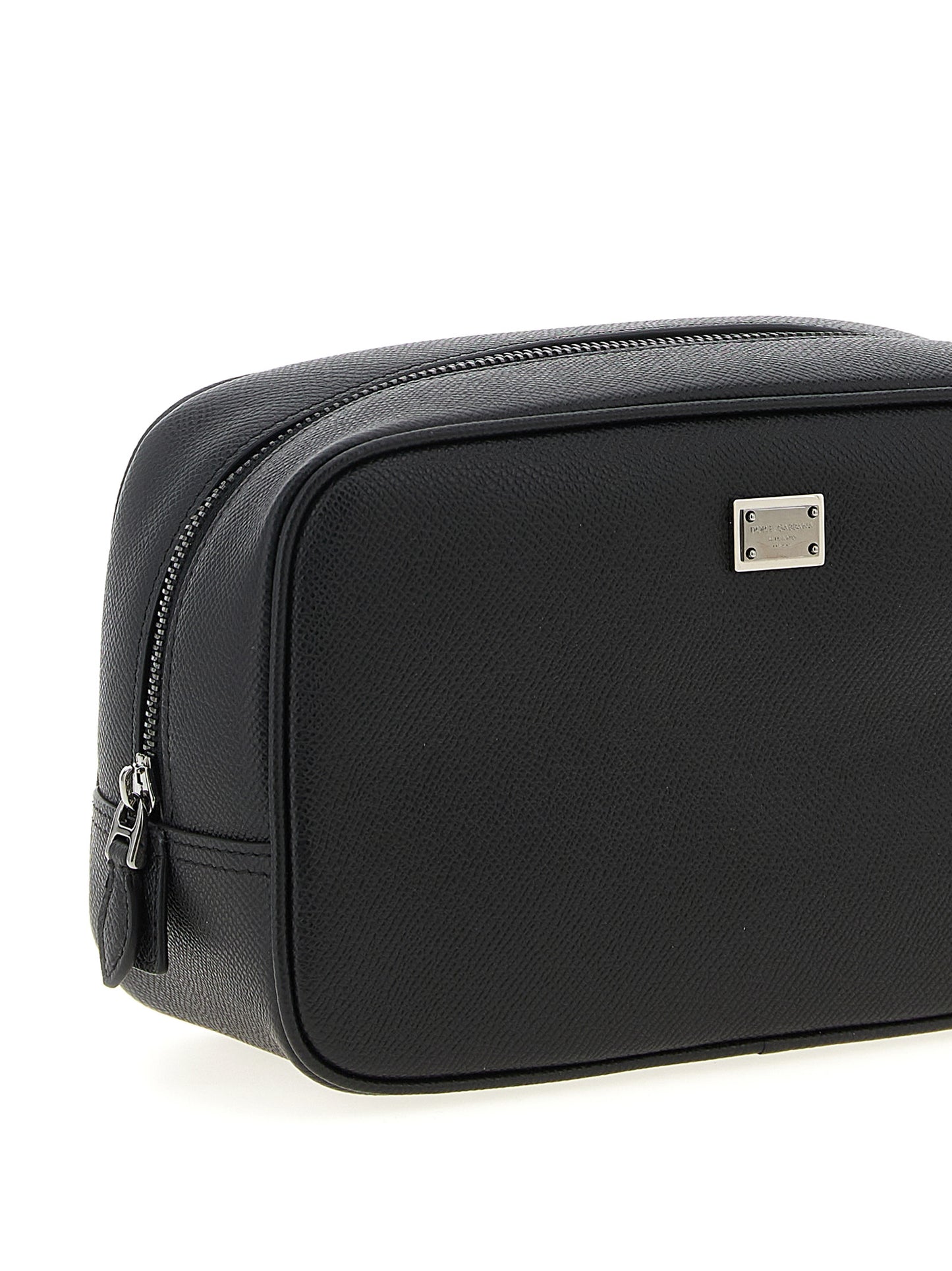 Dolce & Gabbana Black Calfskin Leather Wallet Curated Luxury Accessories by Orvyn