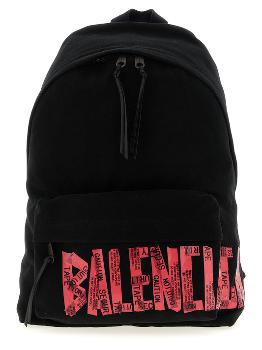 Balenciaga Black Cotton Backpack Curated Luxury Accessories by Orvyn