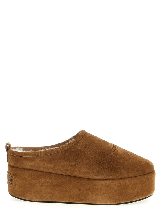 Balenciaga Brown Calfskin Mules Curated Luxury Accessories by Orvyn