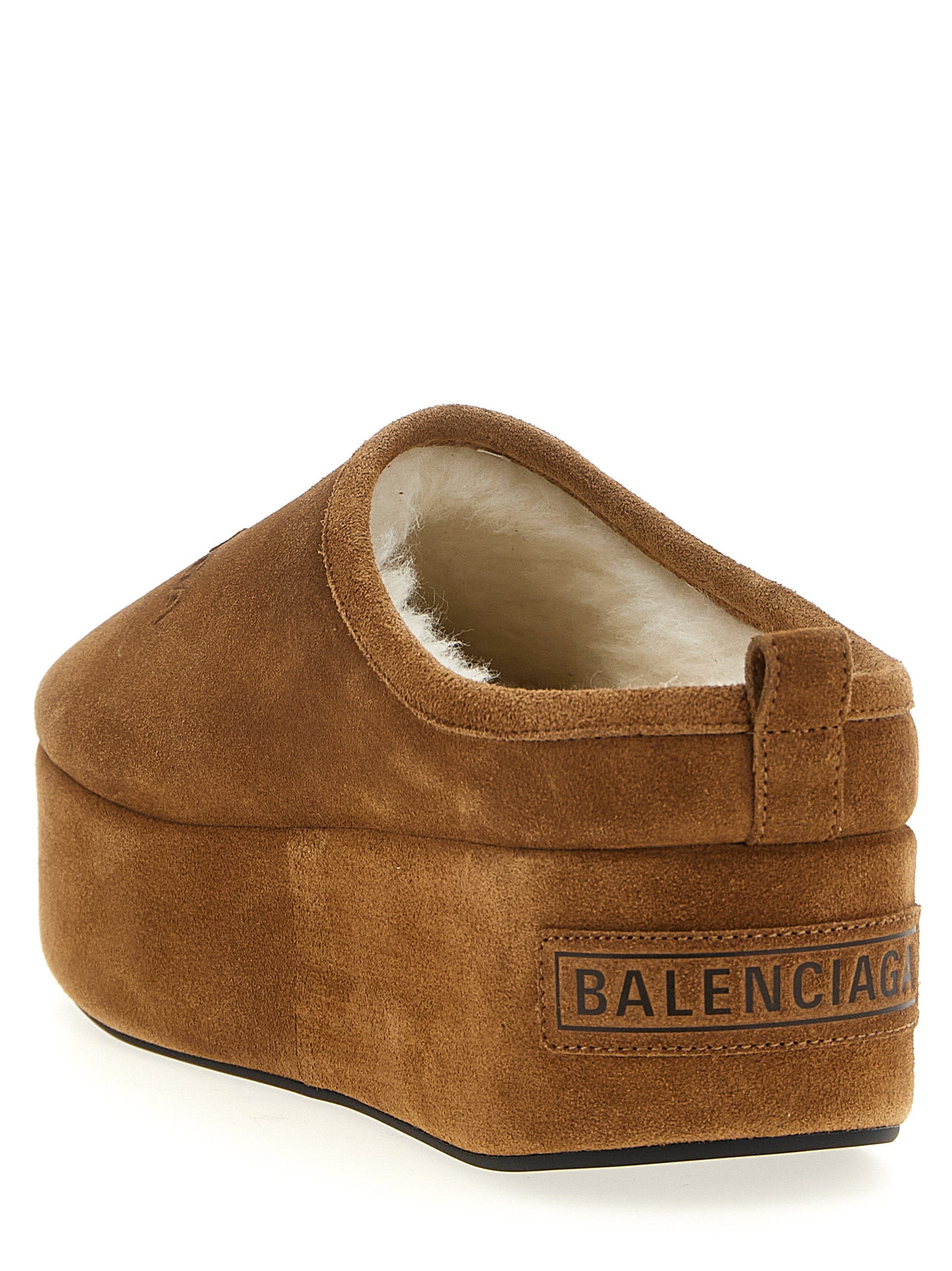 Balenciaga Brown Calfskin Mules Curated Luxury Accessories by Orvyn