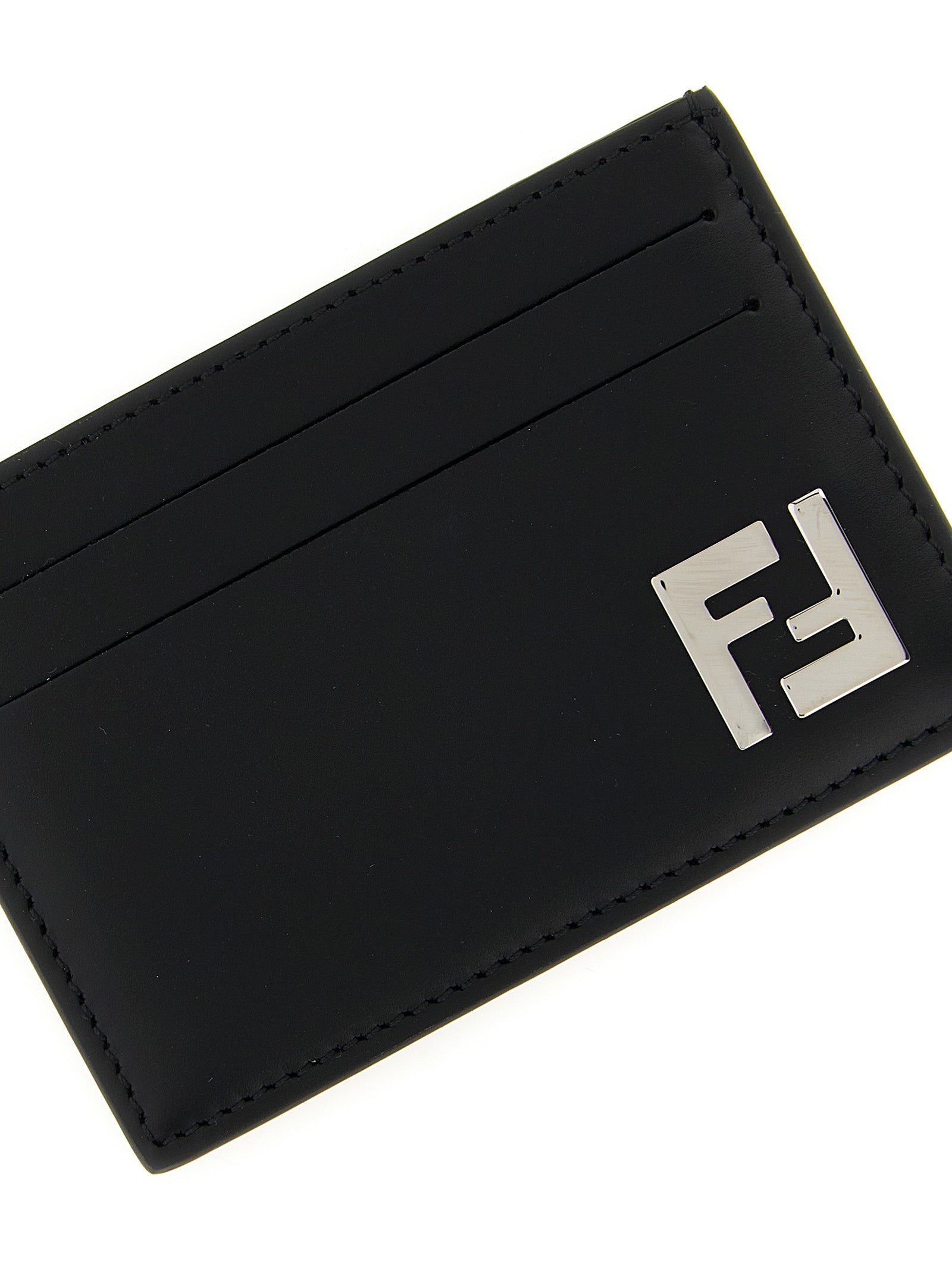 Fendi Black Calfskin Cardholder Curated Luxury Accessories by Orvyn