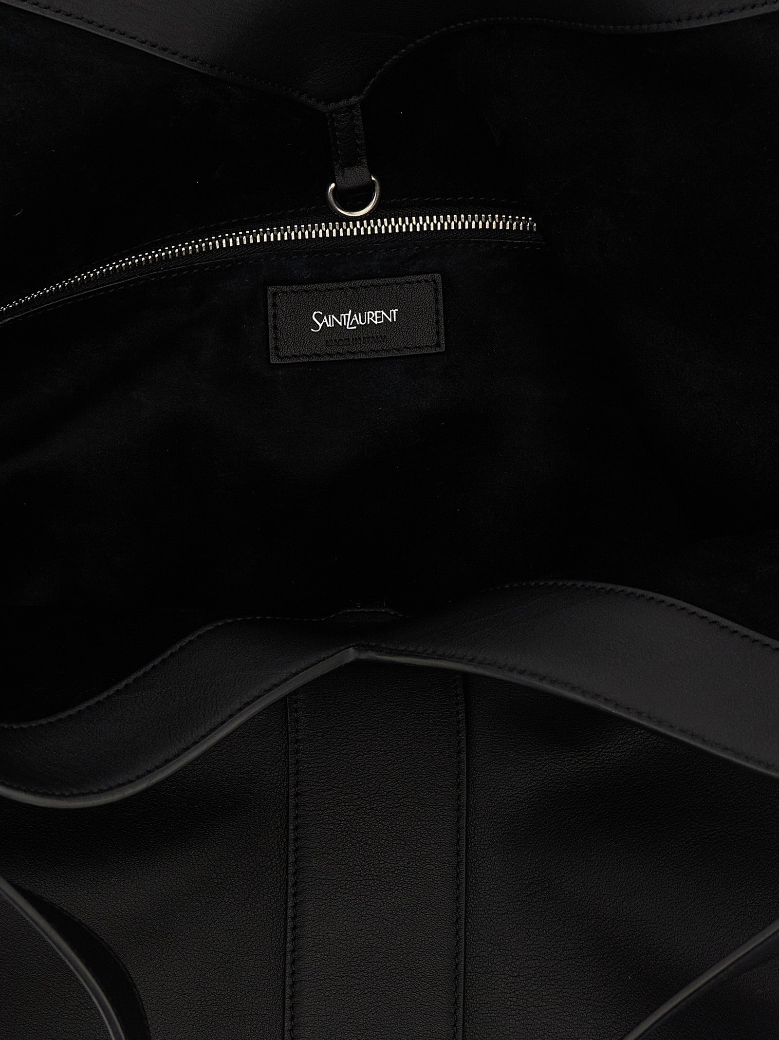 Saint Laurent Black Calfskin Tote Bag Curated Luxury Accessories by Orvyn