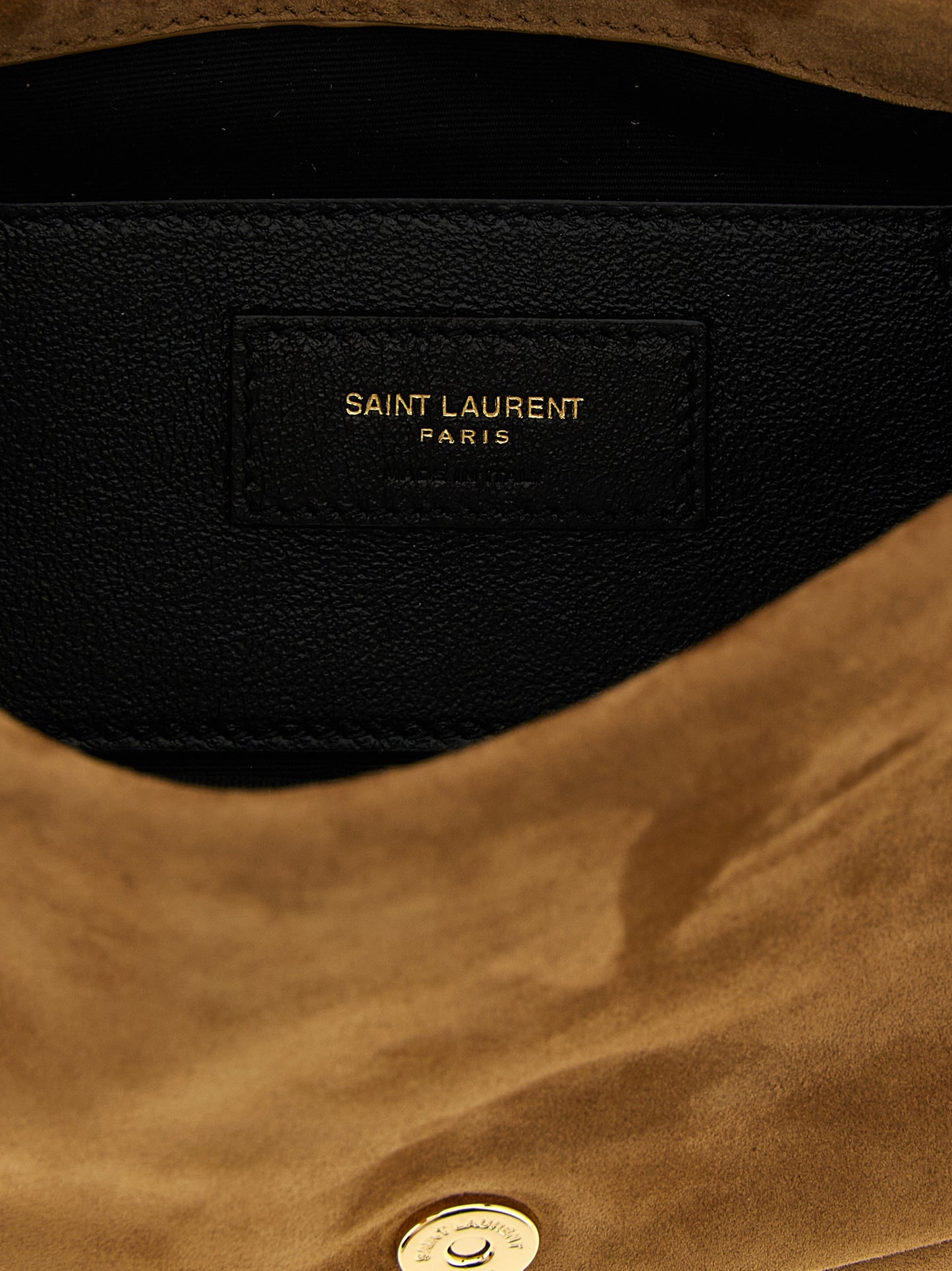 Saint Laurent Beige Calfskin Shoulder Bag Curated Luxury Accessories by Orvyn