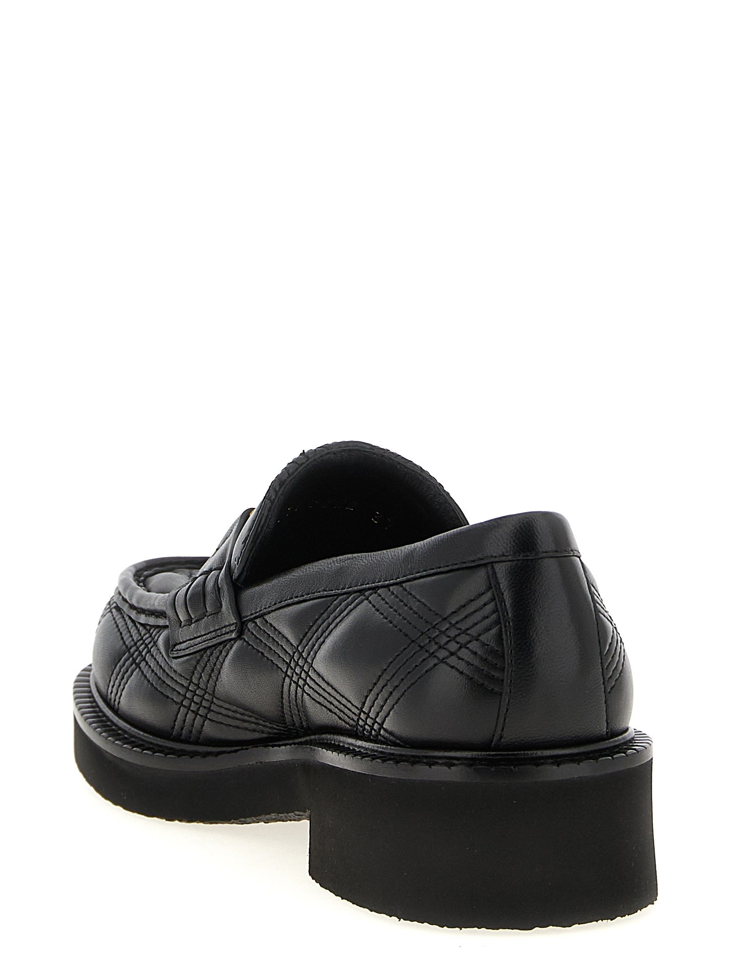 Valentino Garavani Black Lamb Leather Slip-On Loafers Curated Luxury Accessories by Orvyn