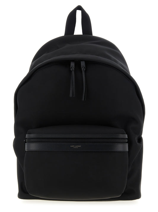 Saint Laurent Black Polyamide Backpack Curated Luxury Accessories by Orvyn