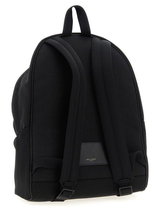 Saint Laurent Black Polyamide Backpack Curated Luxury Accessories by Orvyn