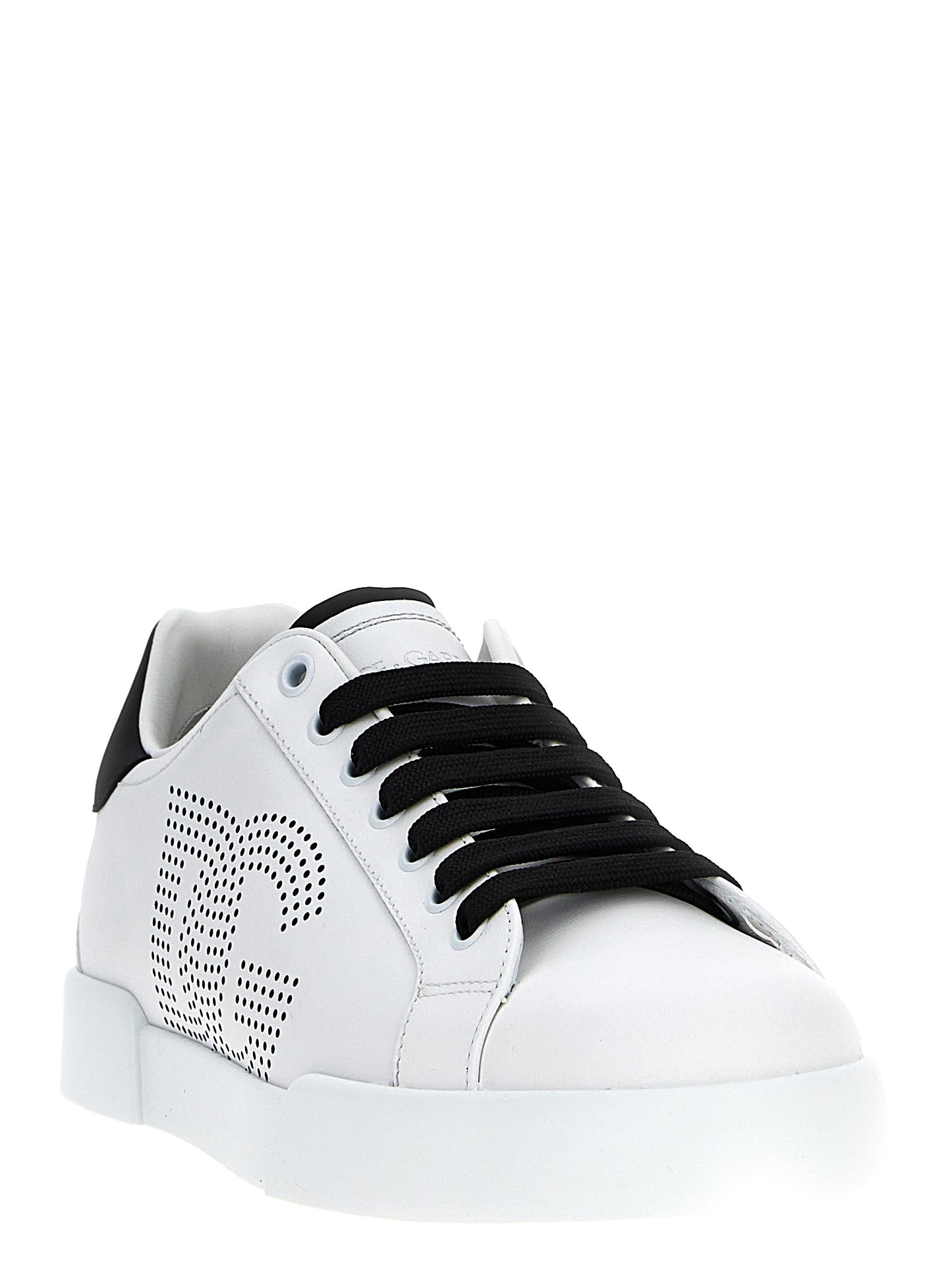 Dolce & Gabbana Bicolor Calfskin Low Top Sneakers Curated Luxury Accessories by Orvyn