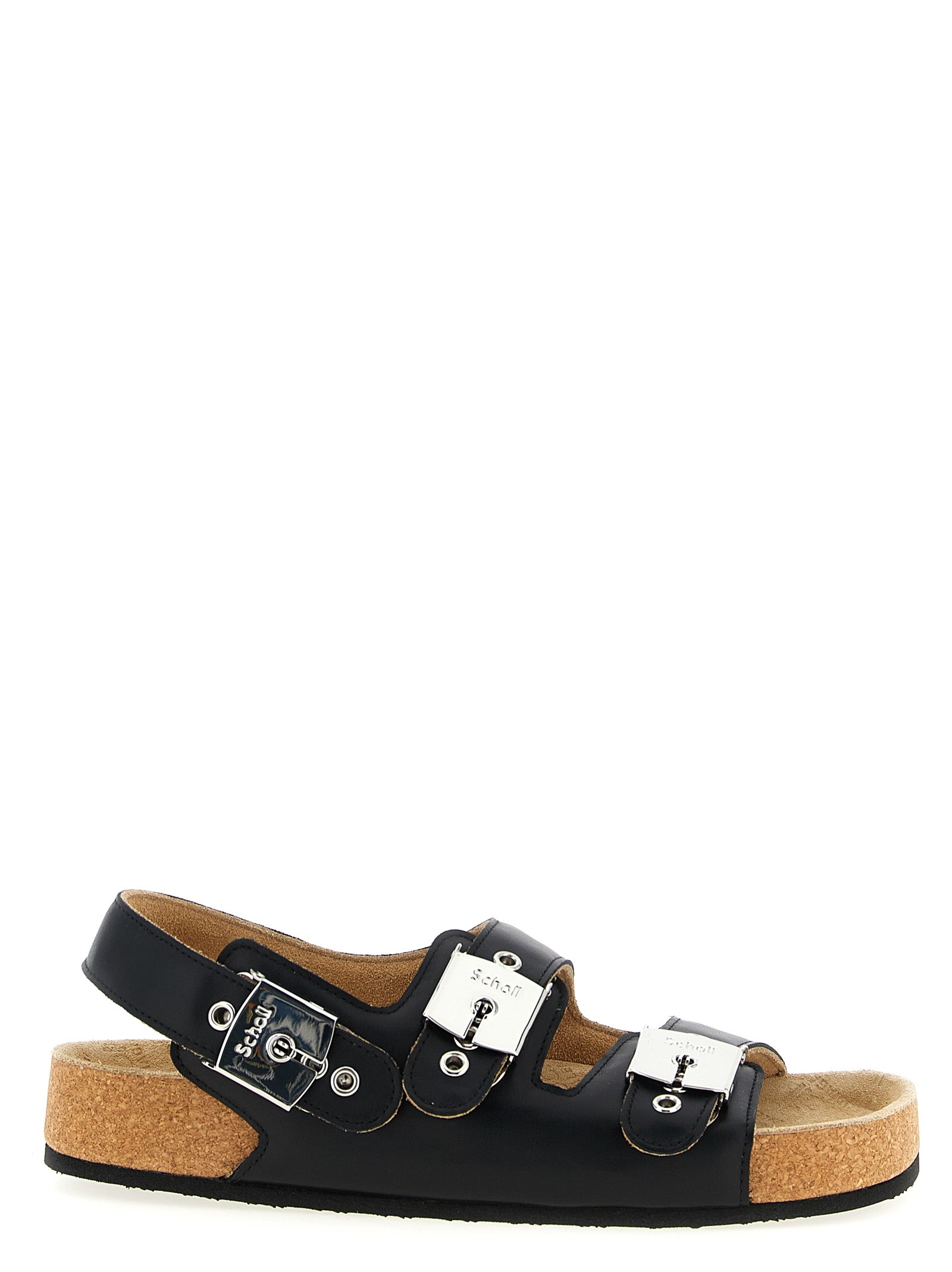 Balenciaga Black Calfskin Flat Sandals Curated Luxury Accessories by Orvyn