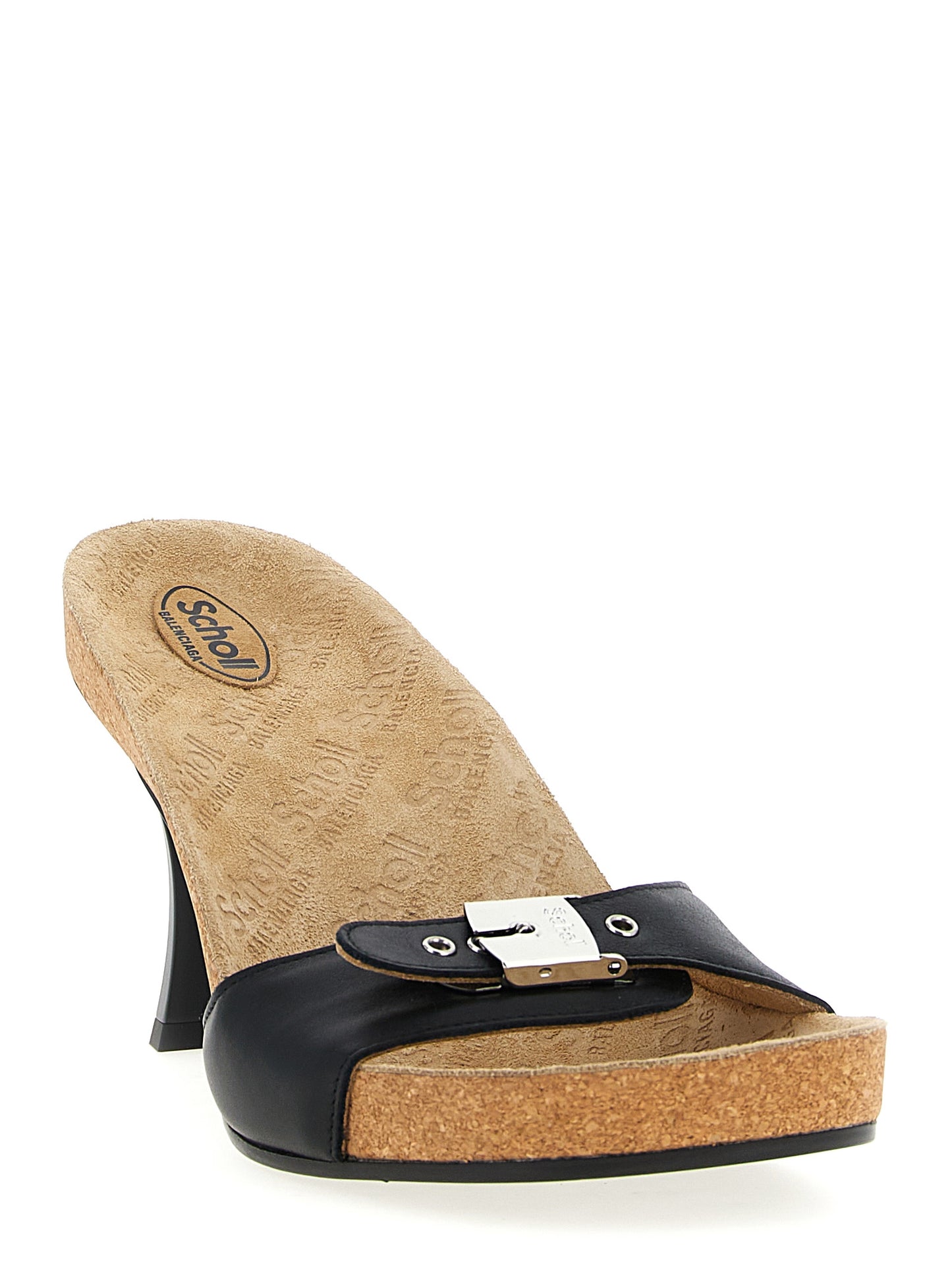 Balenciaga Black Calfskin Stiletto Heel Sandals Curated Luxury Accessories by Orvyn
