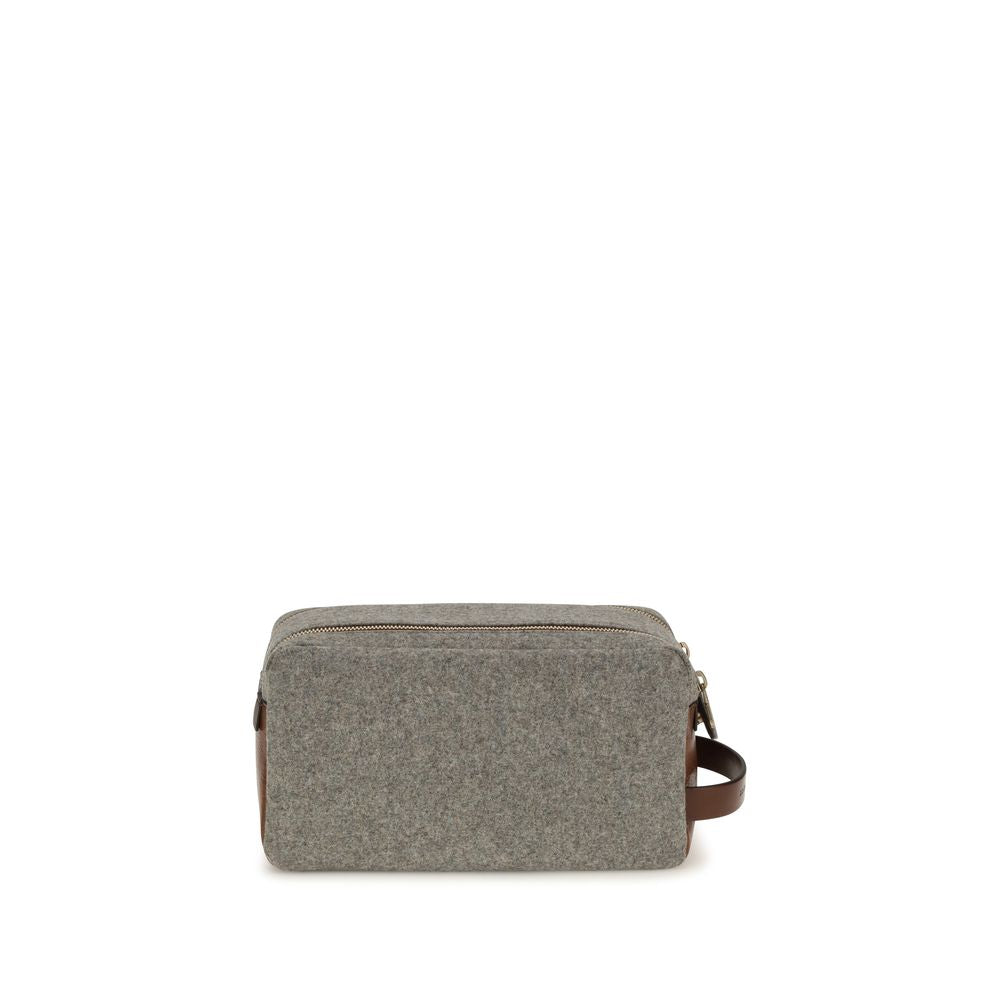 Brunello Cucinelli Gray Wool Oves Aries Other Accessories grau