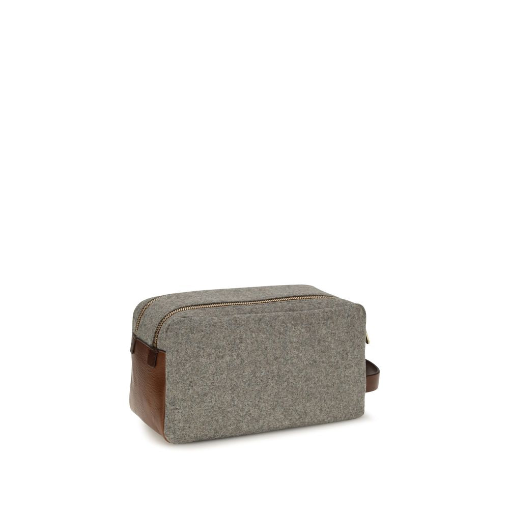Brunello Cucinelli Gray Wool Oves Aries Other Accessories grau