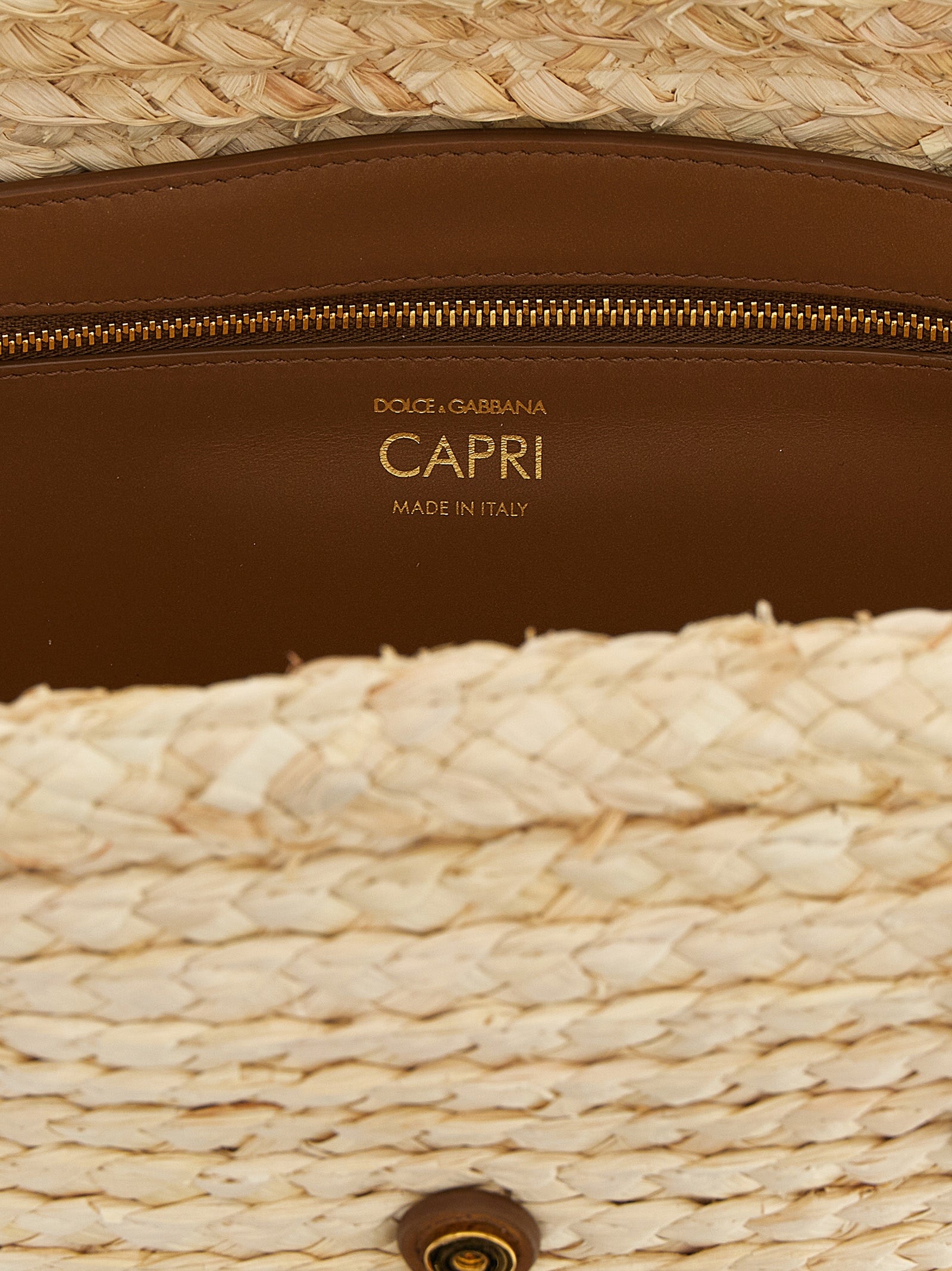 Dolce & Gabbana Beige Cork Shoulder Bag Curated Luxury Accessories by Orvyn