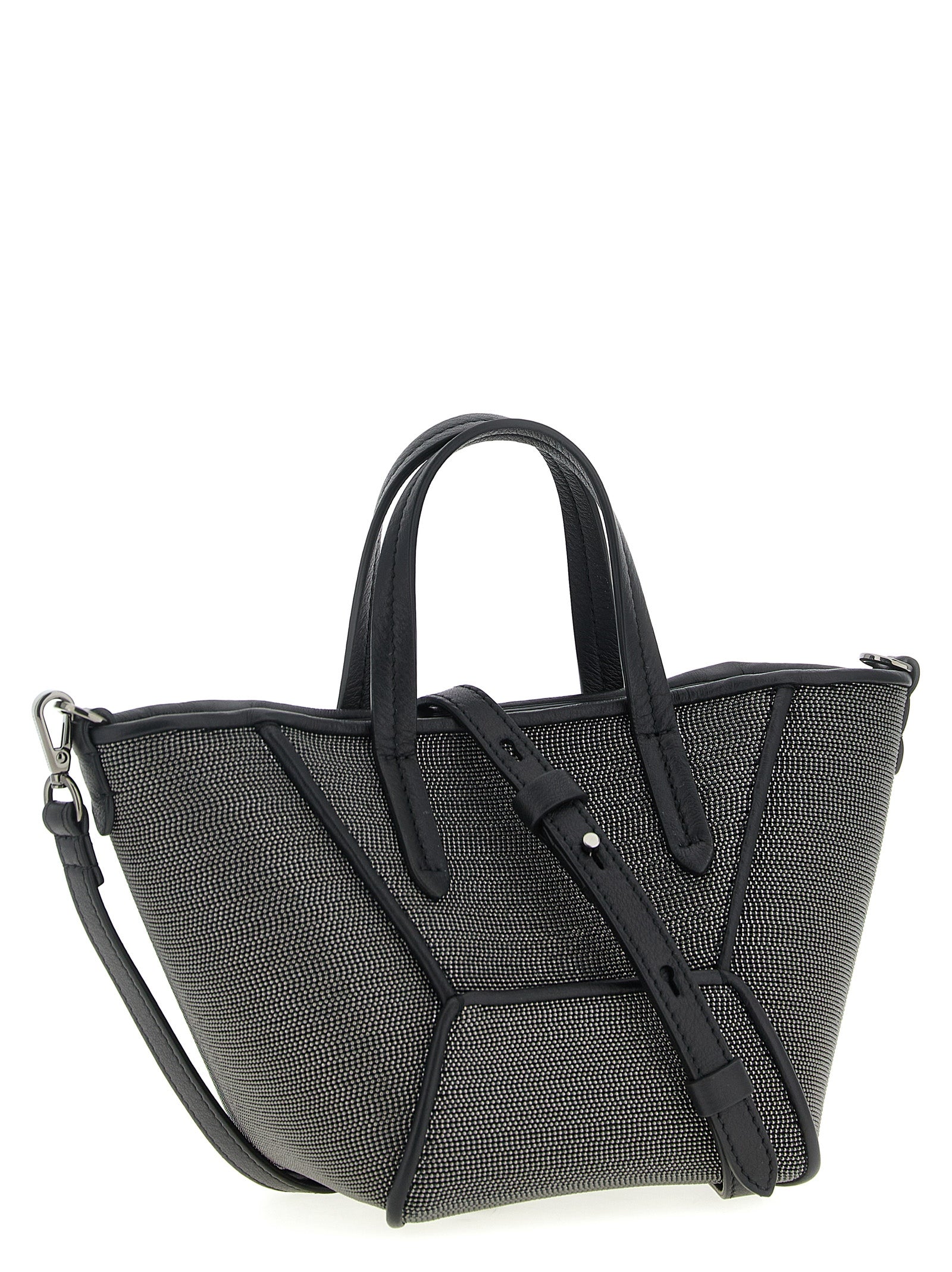 Brunello Cucinelli Black Brass Handbag Curated Luxury Accessories by Orvyn