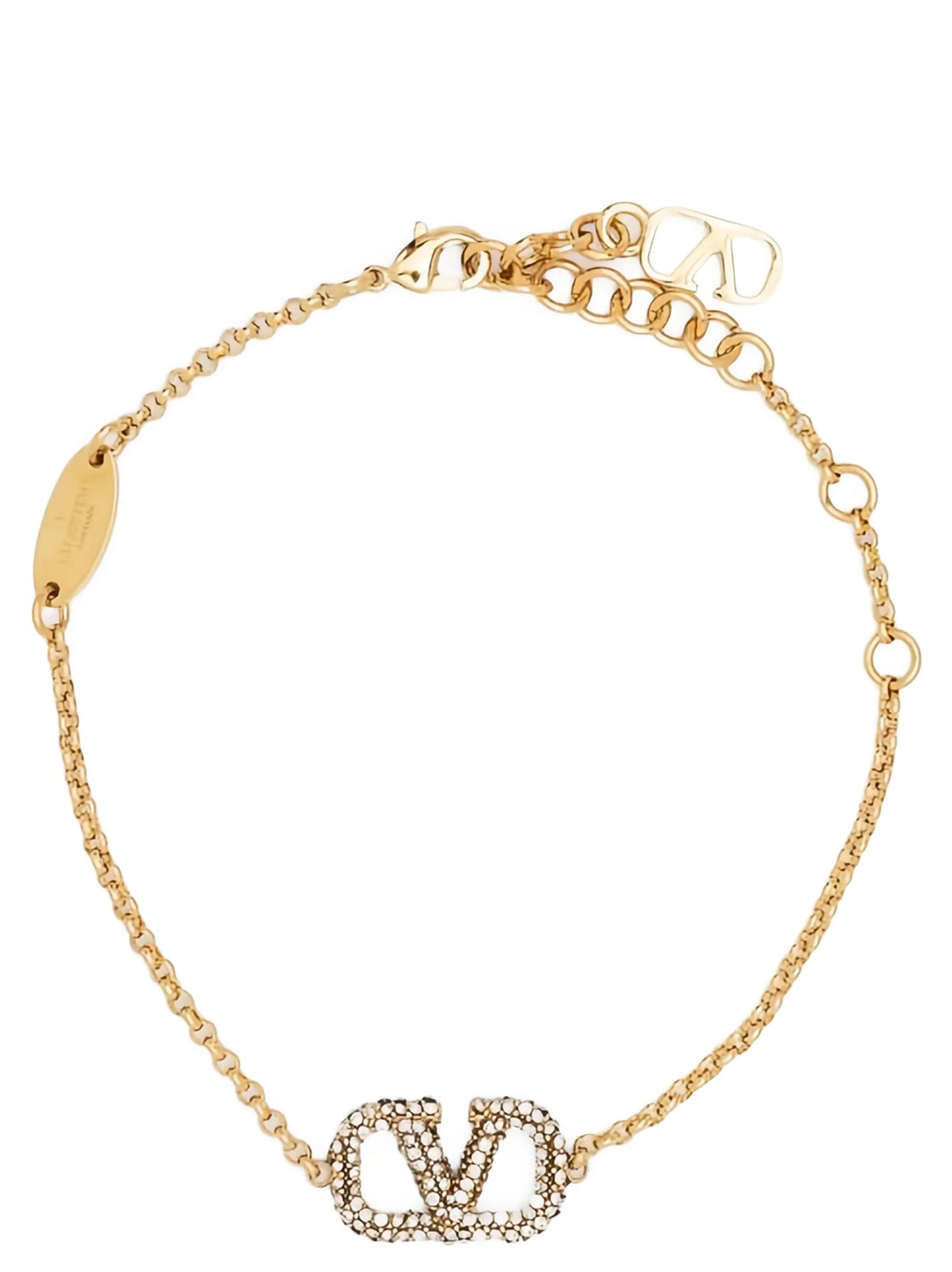 Valentino Garavani Gold Stainless Steel Bracelet Curated Luxury Accessories by Orvyn