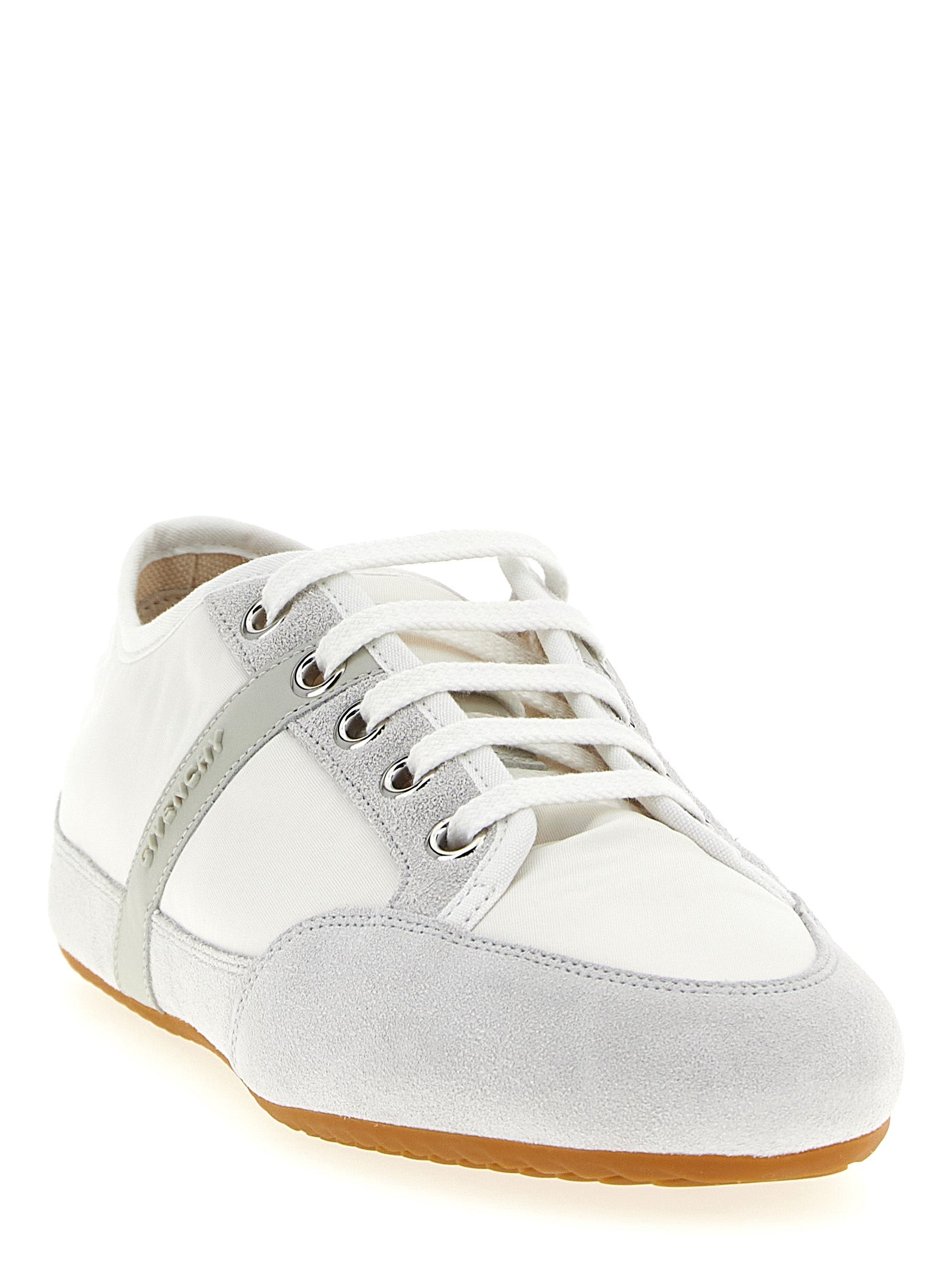 Givenchy White Polyamide Low Top Sneakers Curated Luxury Accessories by Orvyn