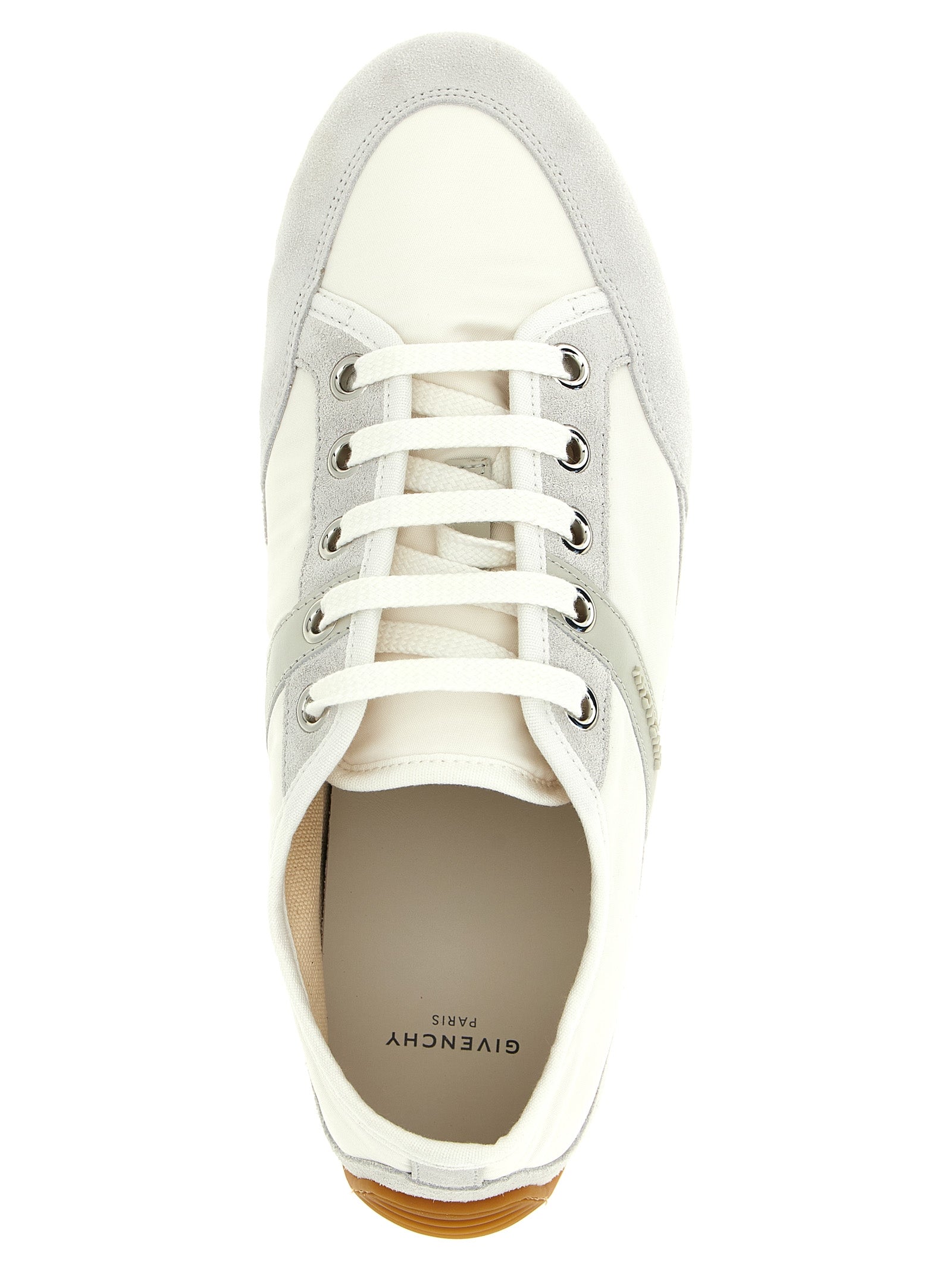 Givenchy White Polyamide Low Top Sneakers Curated Luxury Accessories by Orvyn