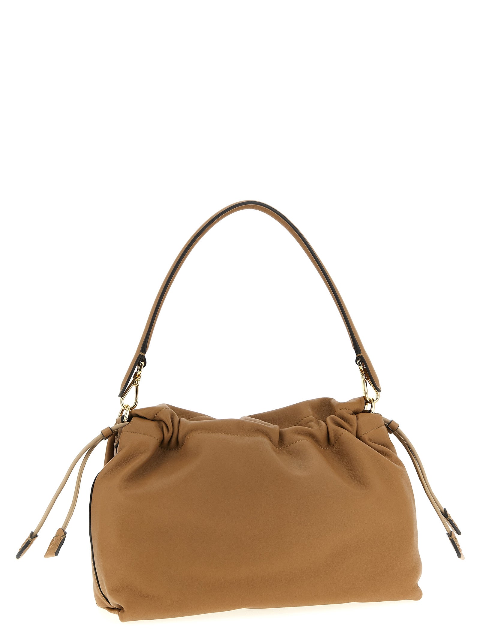 Fendi Beige Lamb Leather Shoulder Bag Curated Luxury Accessories by Orvyn