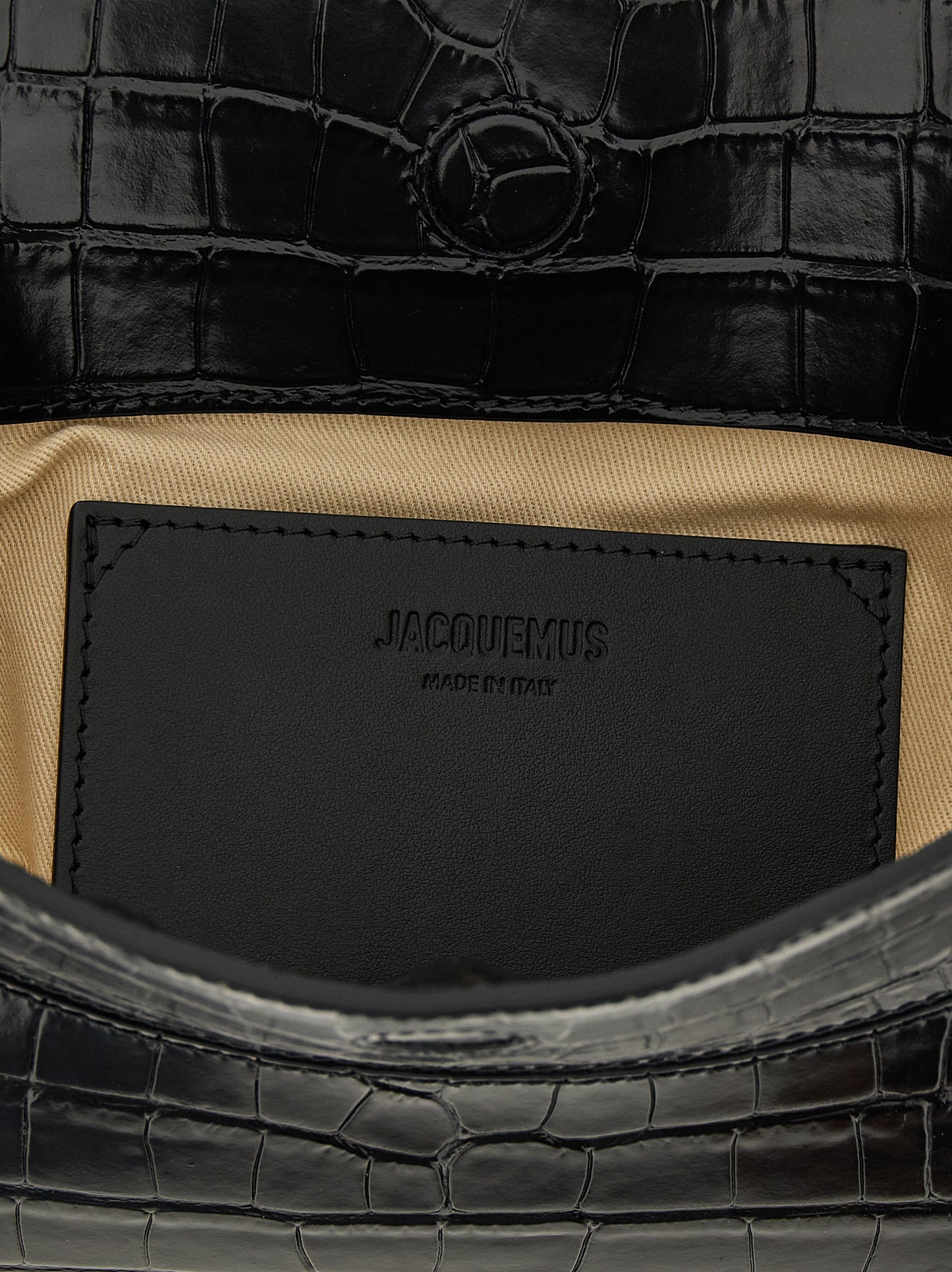 Jacquemus Black Calfskin Shoulder Bag Curated Luxury Accessories by Orvyn