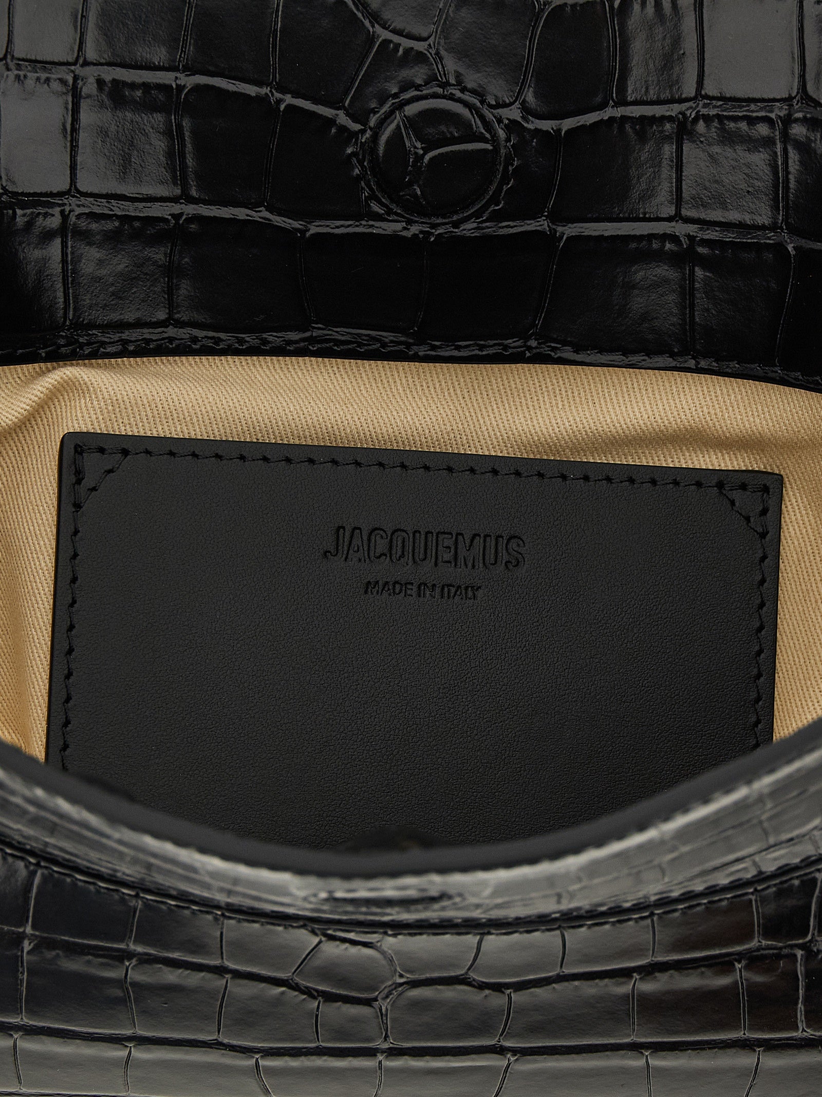 Jacquemus Black Calfskin Shoulder Bag Curated Luxury Accessories by Orvyn