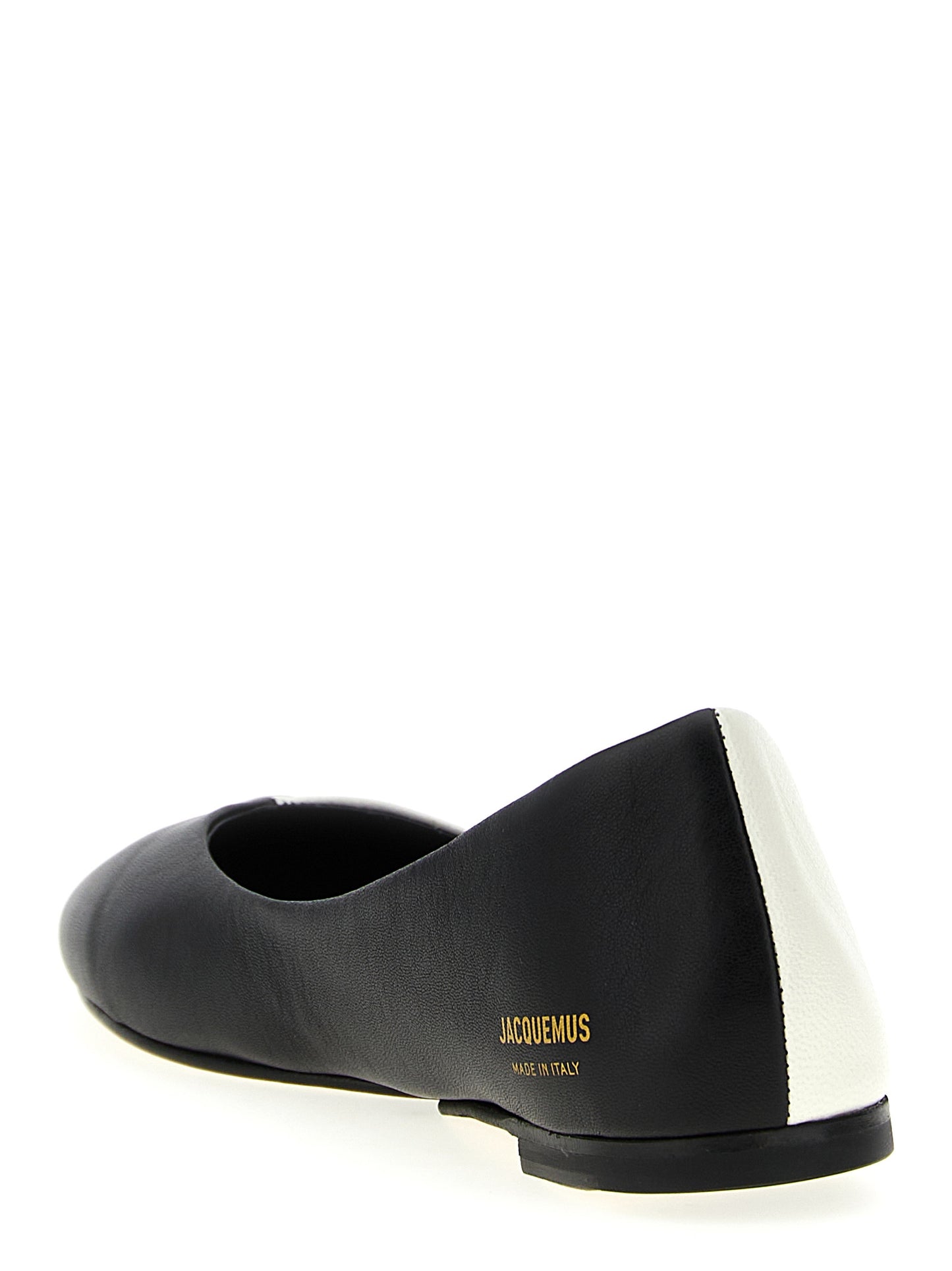 Jacquemus Bicolor Lamb Leather Ballet Flats Curated Luxury Accessories by Orvyn