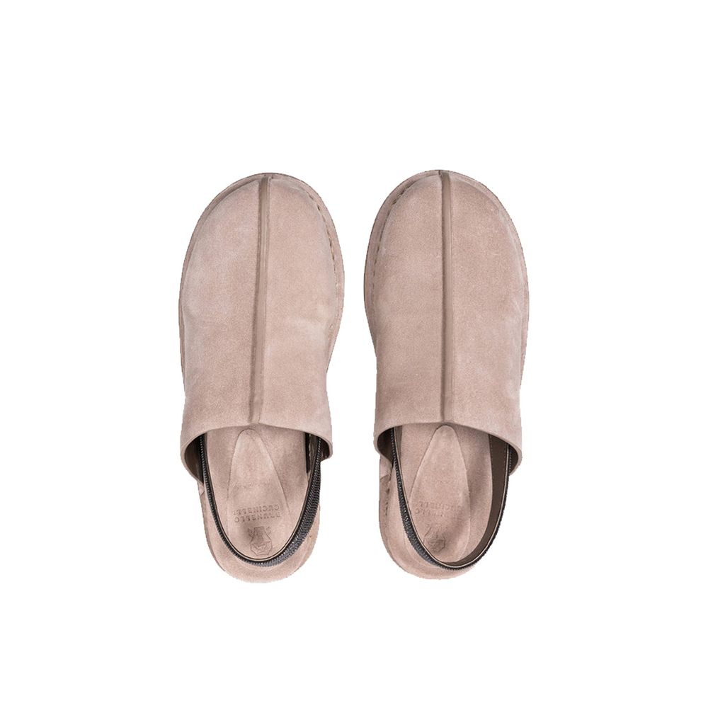 Brunello Cucinelli Brown Leather Mules Curated Luxury Accessories by Orvyn