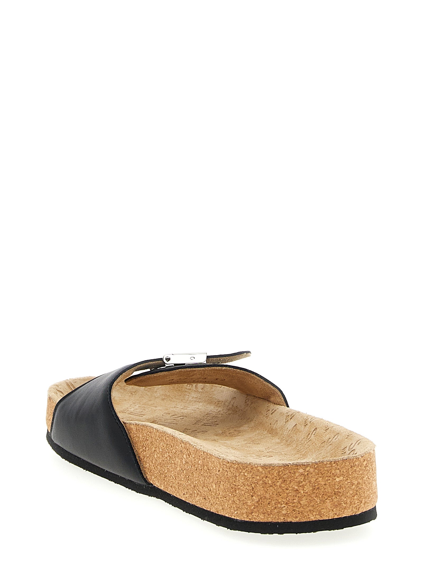 Balenciaga Black Calfskin Slides Curated Luxury Accessories by Orvyn