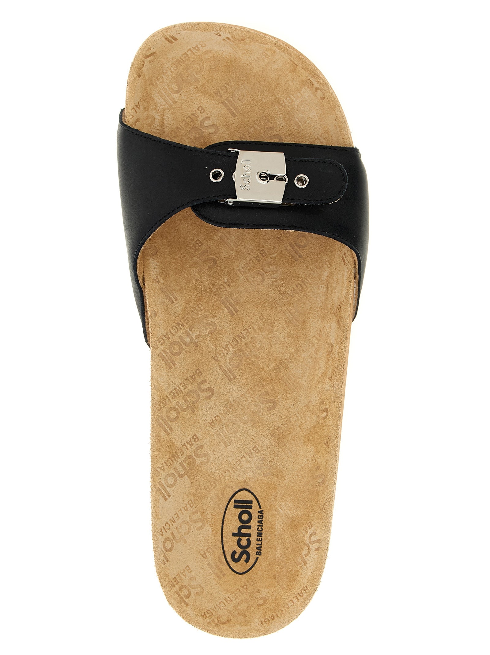 Balenciaga Black Calfskin Slides Curated Luxury Accessories by Orvyn