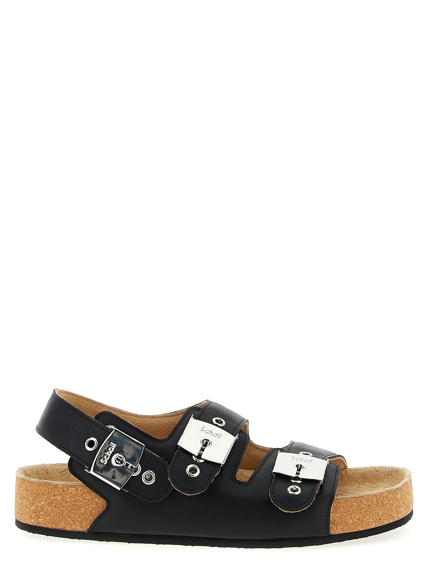 Balenciaga Black Calfskin Flat Sandals Curated Luxury Accessories by Orvyn