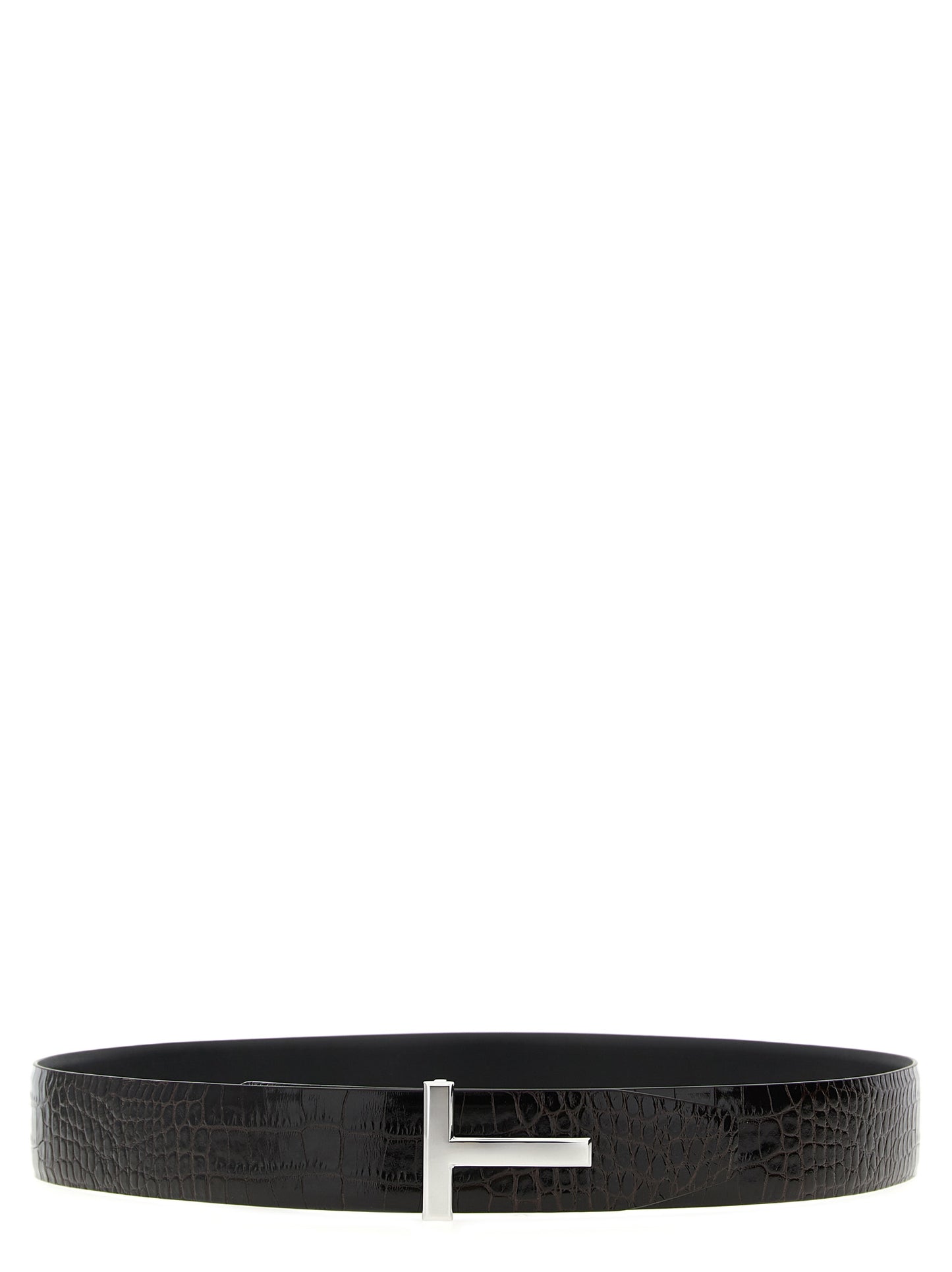 Tom Ford Brown Calfskin Belt Curated Luxury Accessories by Orvyn