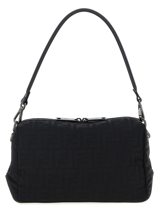 Fendi Black Polyamide Shoulder Bag Curated Luxury Accessories by Orvyn