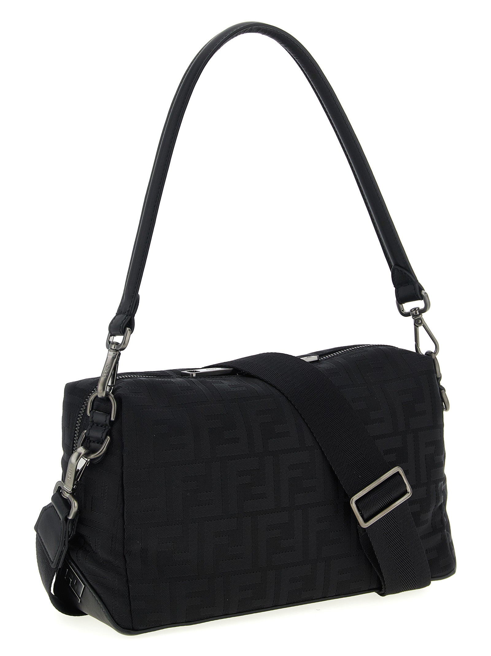 Fendi Black Polyamide Shoulder Bag Curated Luxury Accessories by Orvyn