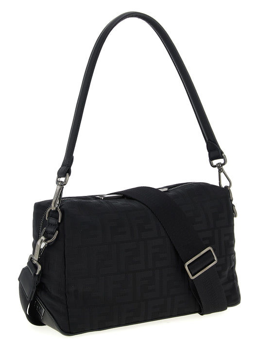 Fendi Black Polyamide Shoulder Bag Curated Luxury Accessories by Orvyn